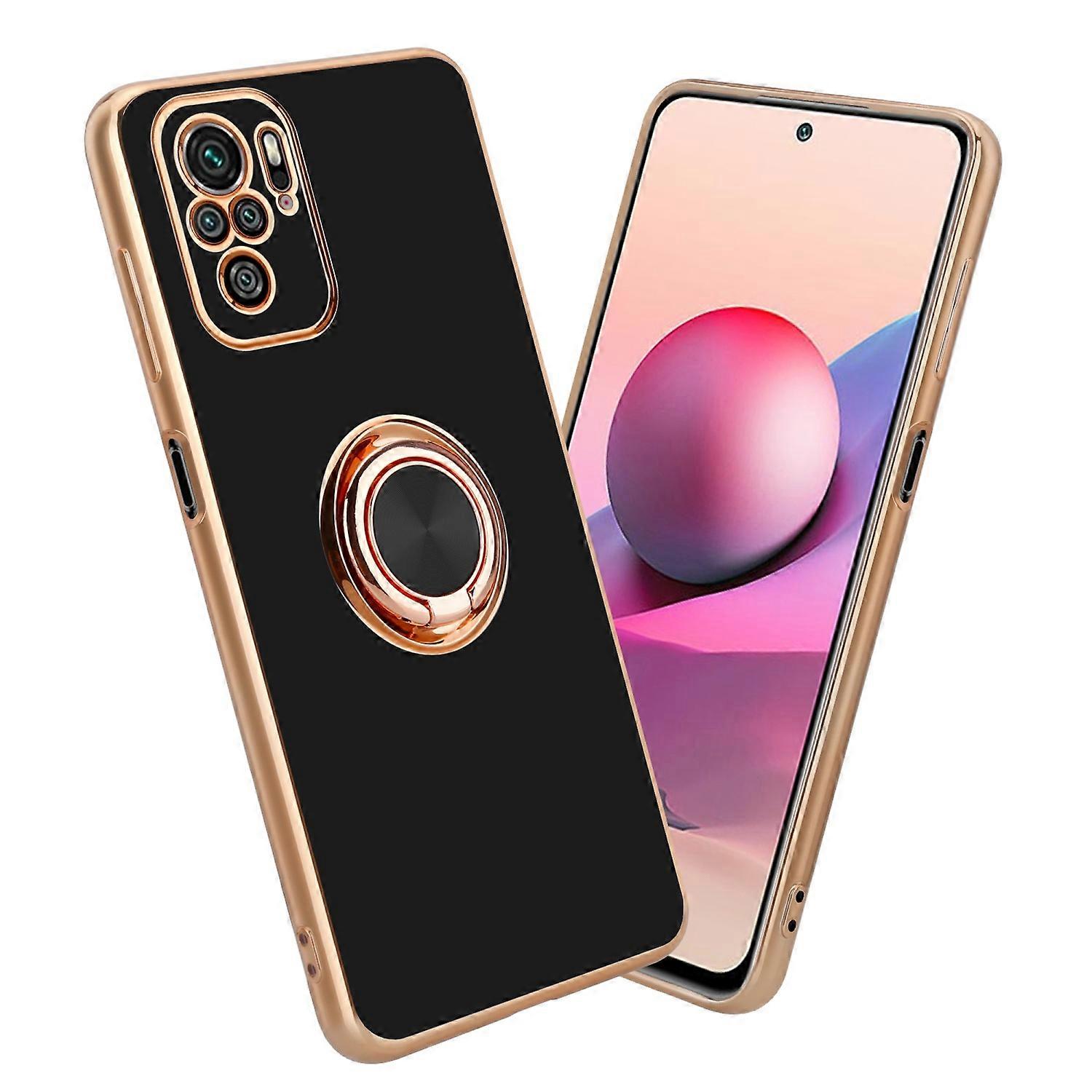 小米红米 NOTE 10 4G / 红米 NOTE 11 4G 保护壳 TPU 保护壳 - 带相机保护膜和戒指