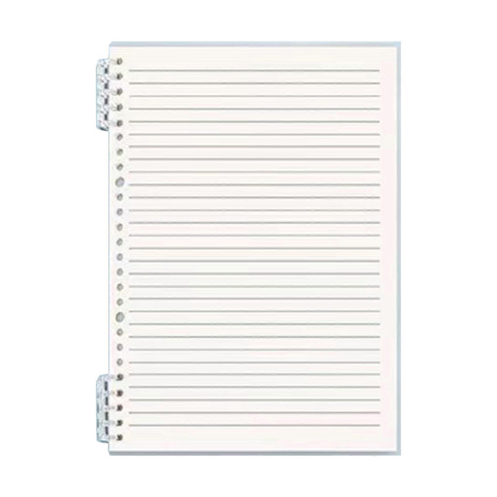 Loose Leaf Notebook A5 Non Irritating Detachable Transparent High Coil Notebook A5 Thickened 8.07x5.51in-120 Pages Home Decoration