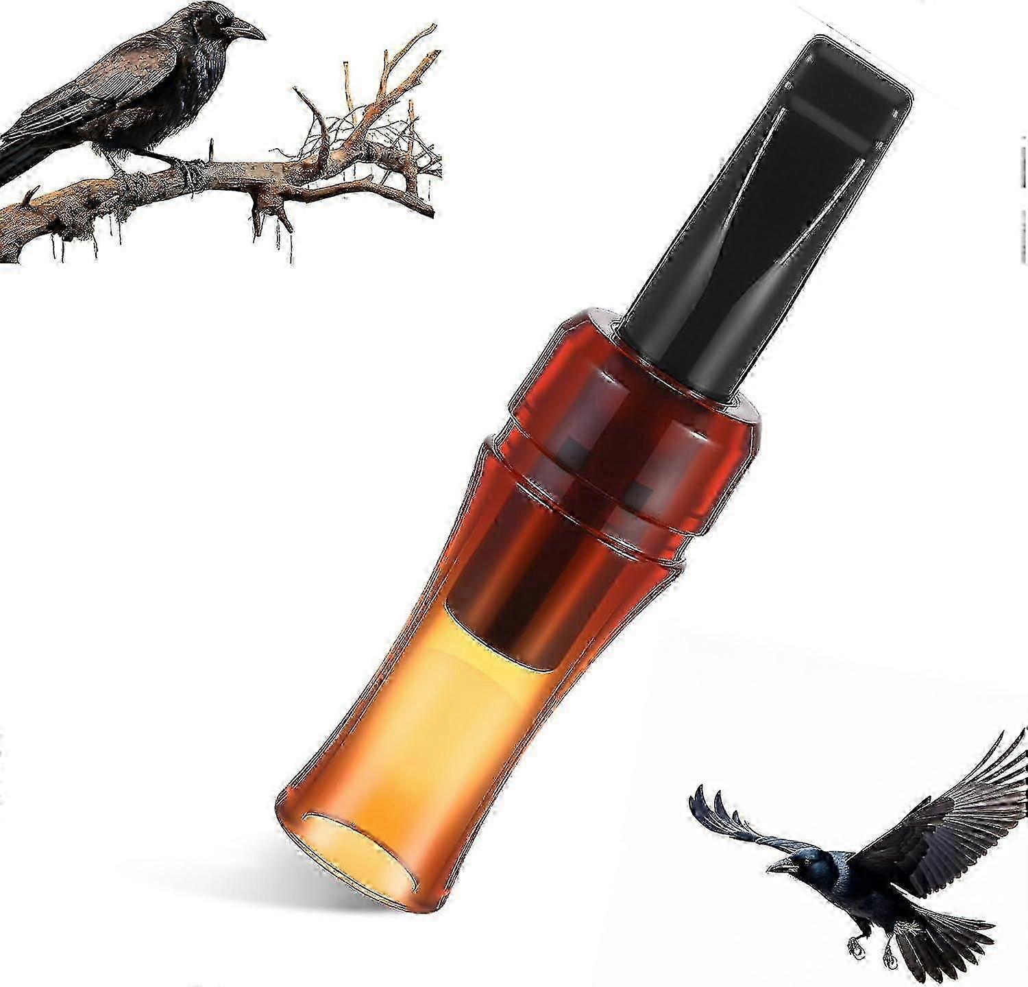 Crow Caller to Attract Crows, Crow Call Whistle, Portable Crow Luring Whistle, Decoying Imitation Hunting Crow Caller Whistle, for Outdoor, Nature Ent