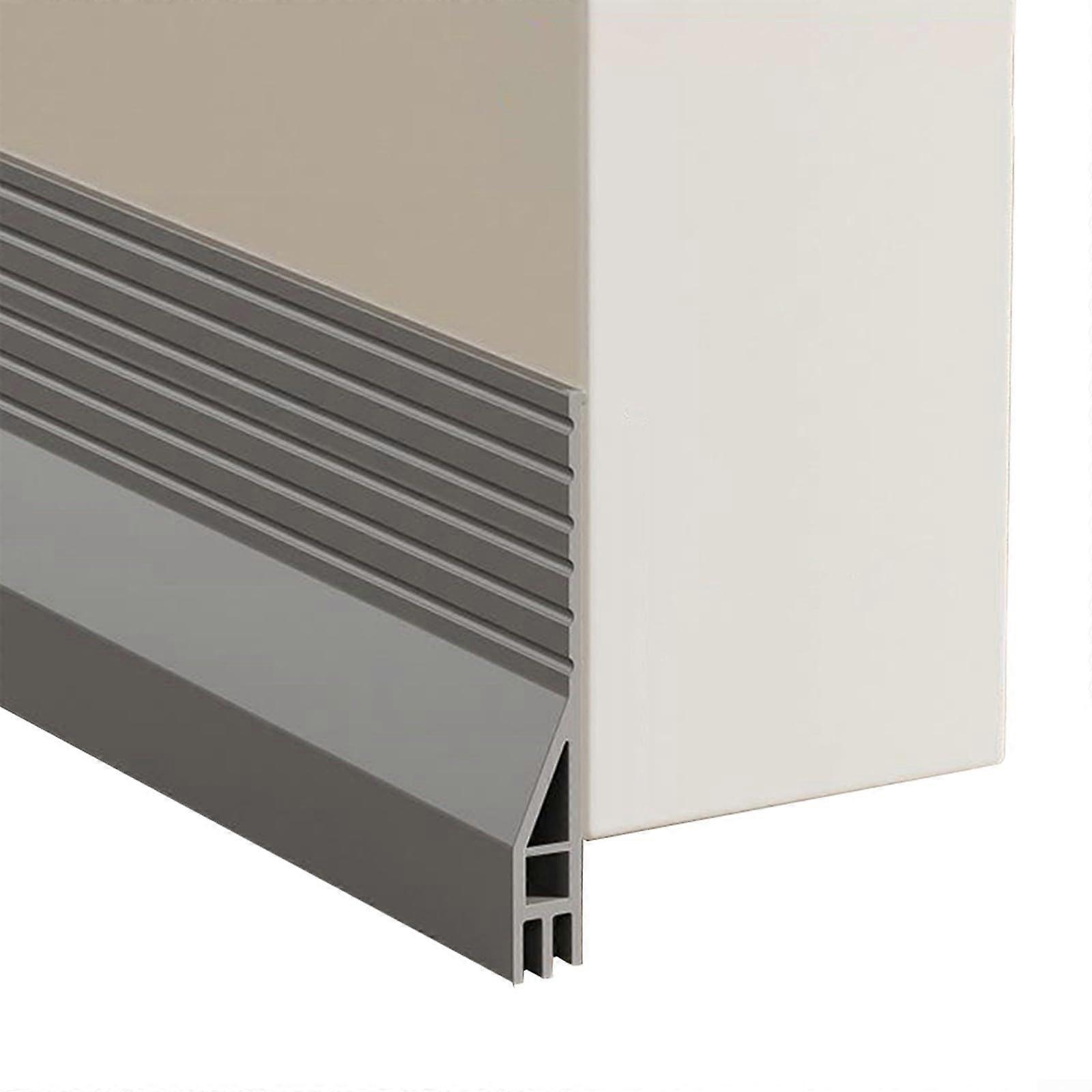 Insect Proof Door Sweep Reliable Draft Stopper With Soundproofing Capabilities Grey