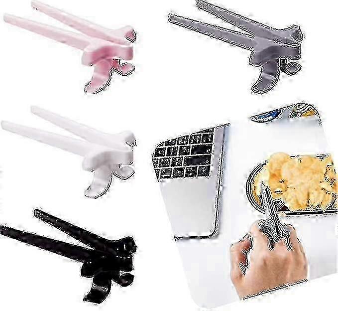 4pcs Finger Chopsticks Para Gamers Snack Clips Palillos