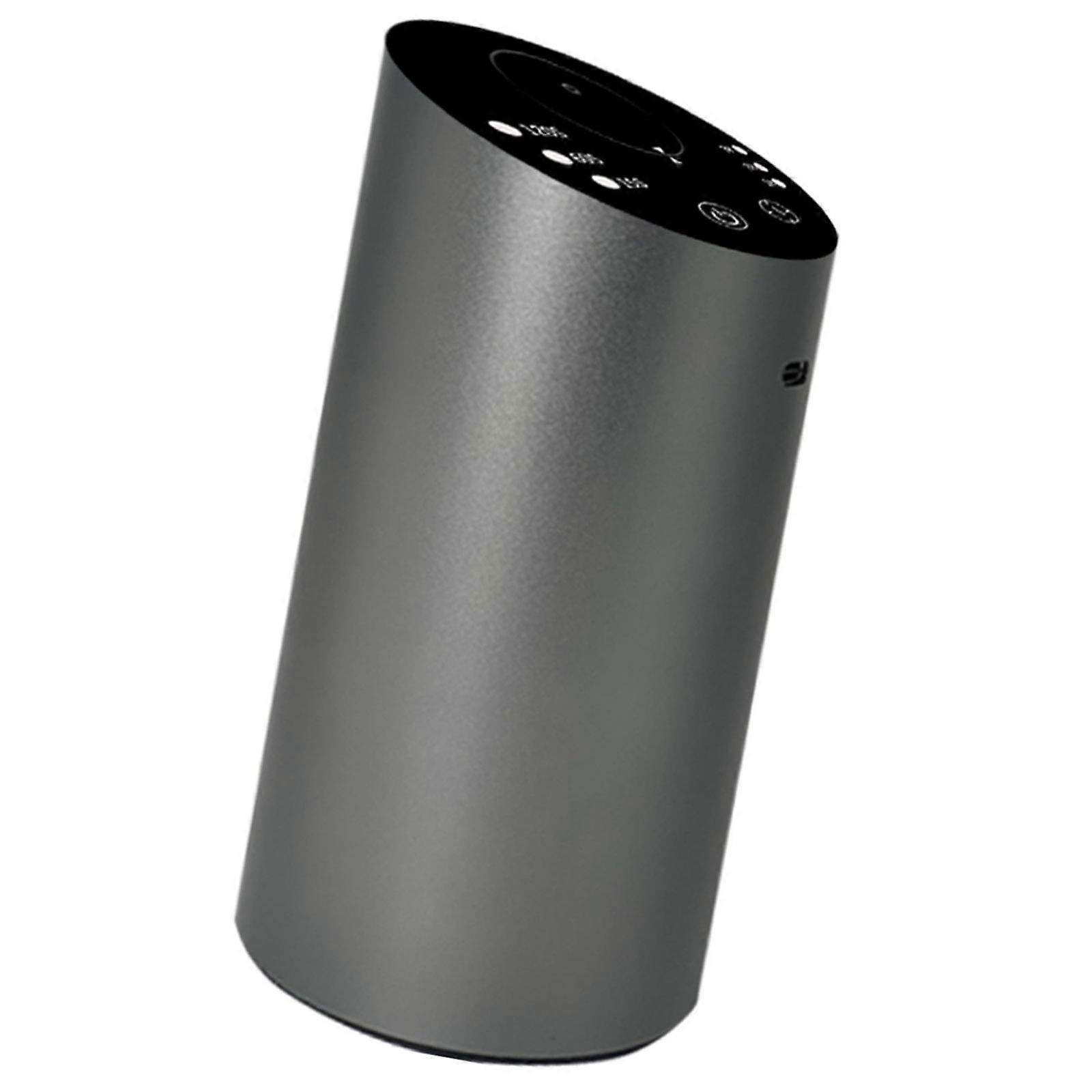 Portable Aromas Diffuser Metal Texture Small Essential Diffuser Suitable for Creating Scented Ambiances for Home  grey