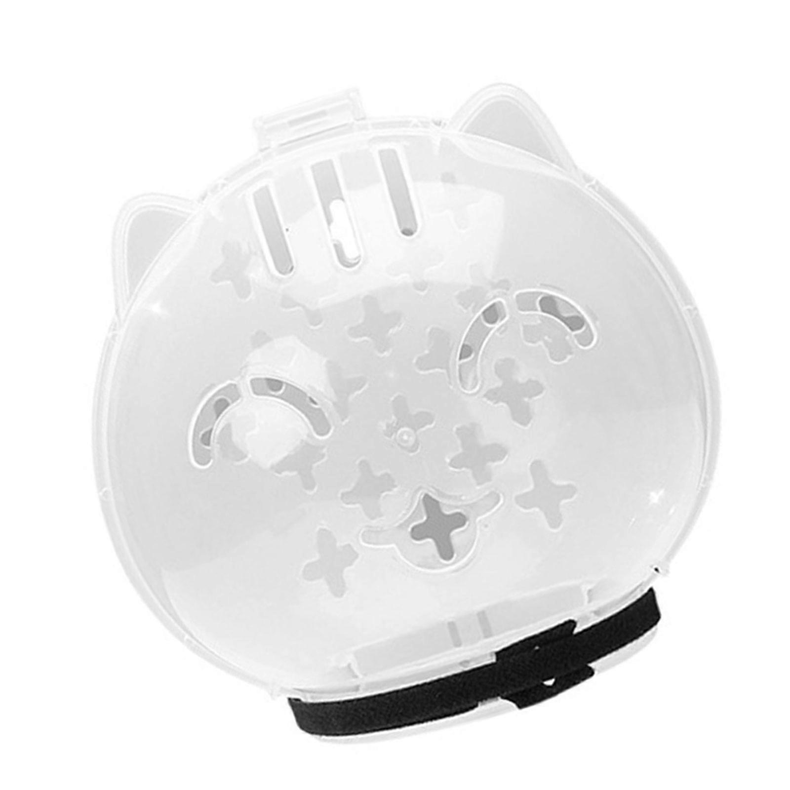 Clear Pet Muzzle Space Helmet For Small Dog Cats Antibite Scratchproof Comfortable Cats Recovery Head Mask Multicolor