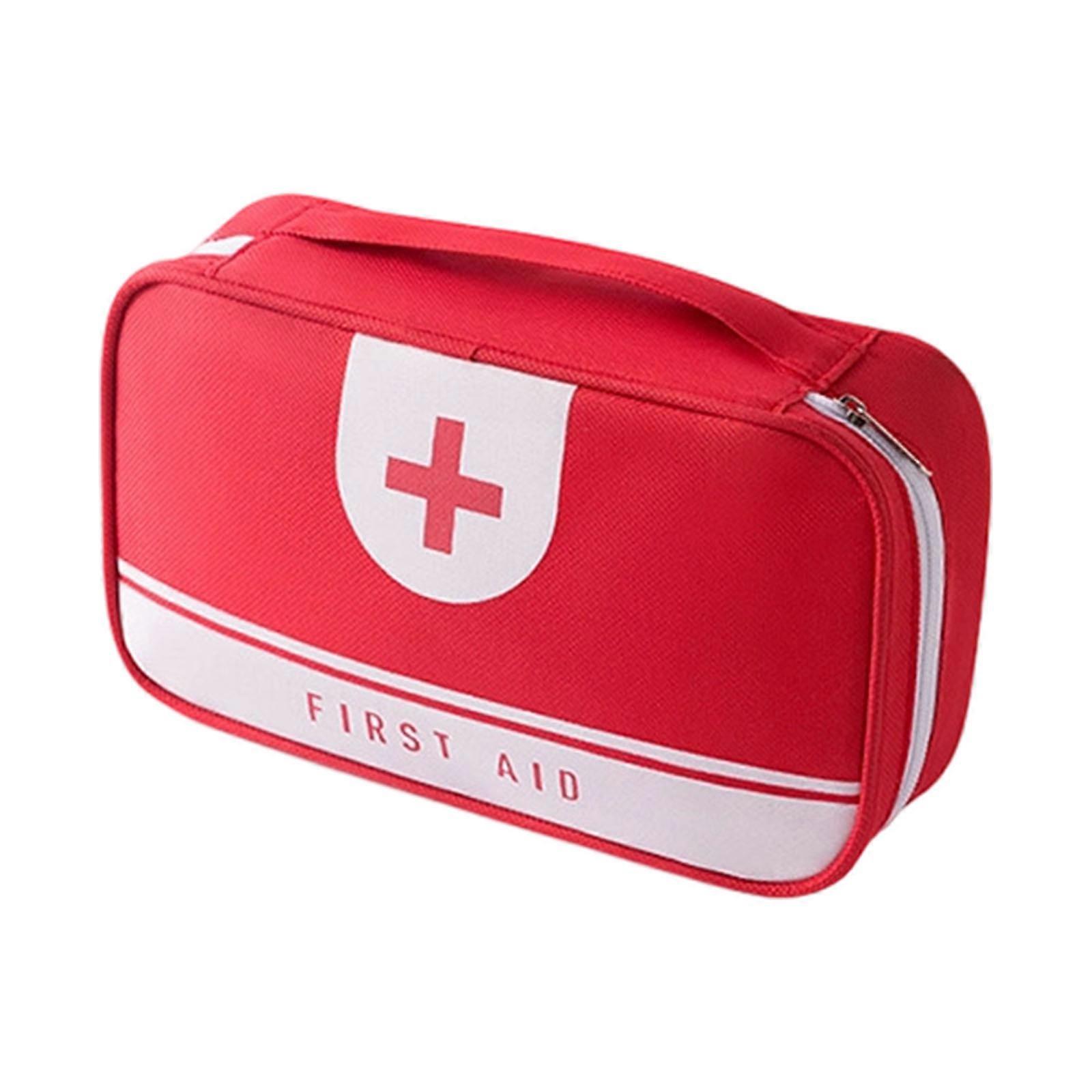 Compacts Response With Organized Compartments Water Resistant Fabric Adjustable Straps For Travel Safety  red small