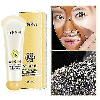 New Honey Tearing Mask Peel Mask Oil Control Painless Remove Blackhead Peel Off Dead Skin Clean Pores Shrink Face Skincare Mask H-01 26s