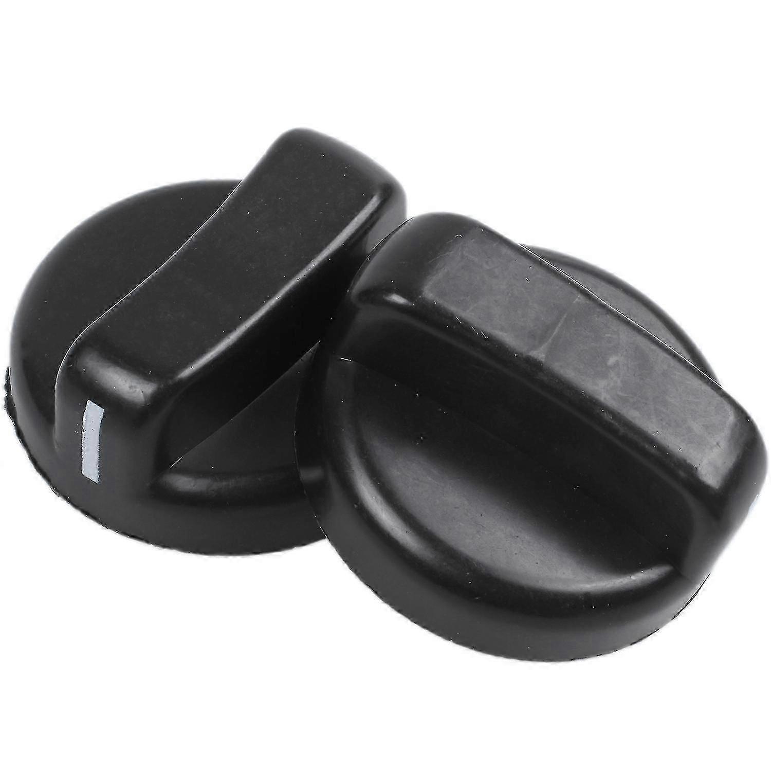 5 Pcs Kitchen Black Plastic Gas Stove Cooker Control Knobs-haoyi