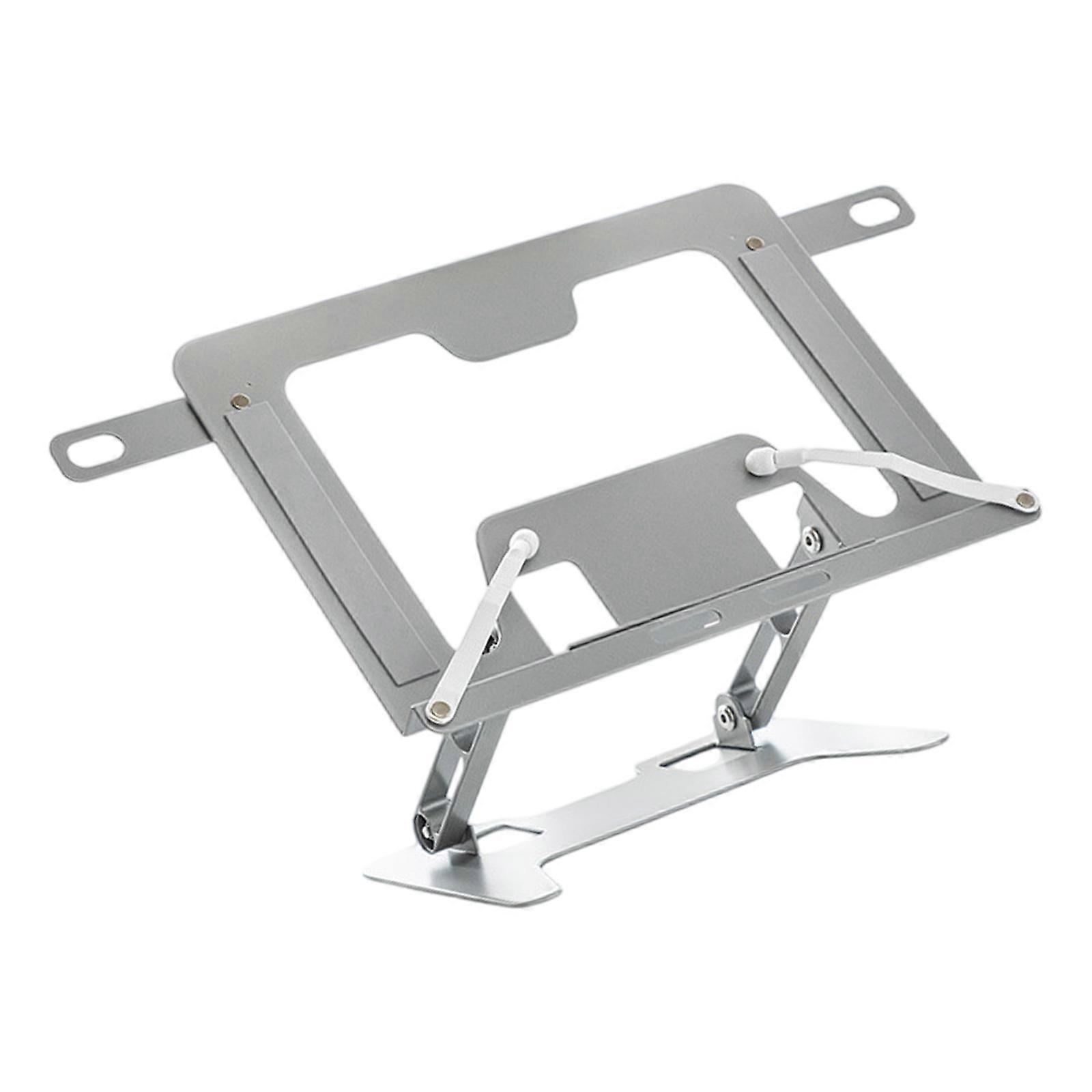 Hopfällbart läroboksställ i metall med sidklämma Läsställ Utdragbart justerbart läroboksställ för noter i läroböcker Grå