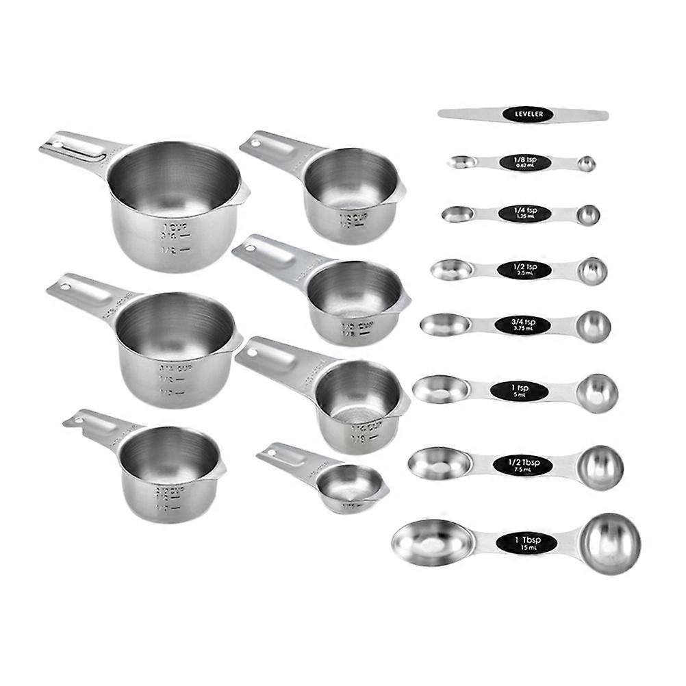 1 Set Magnetic Measuring Cups Spoons Set Accurate Measuring Tool Baking Measuring Cups