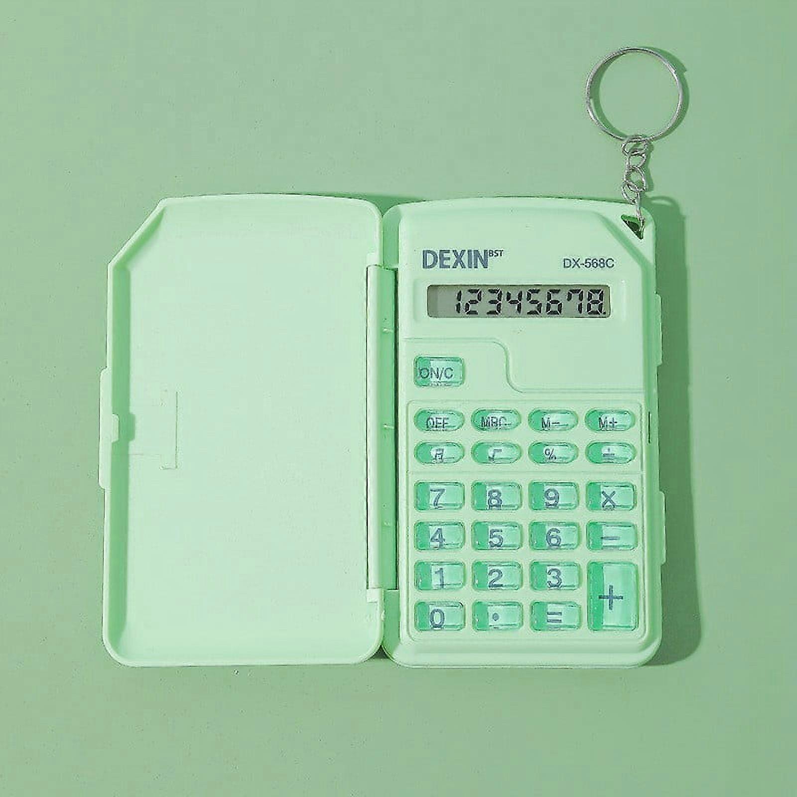YiFudd High Appearance Value Small Portable Calculator Flip-top Students With A Computer Work And Study Palm Obsesseds Calculator