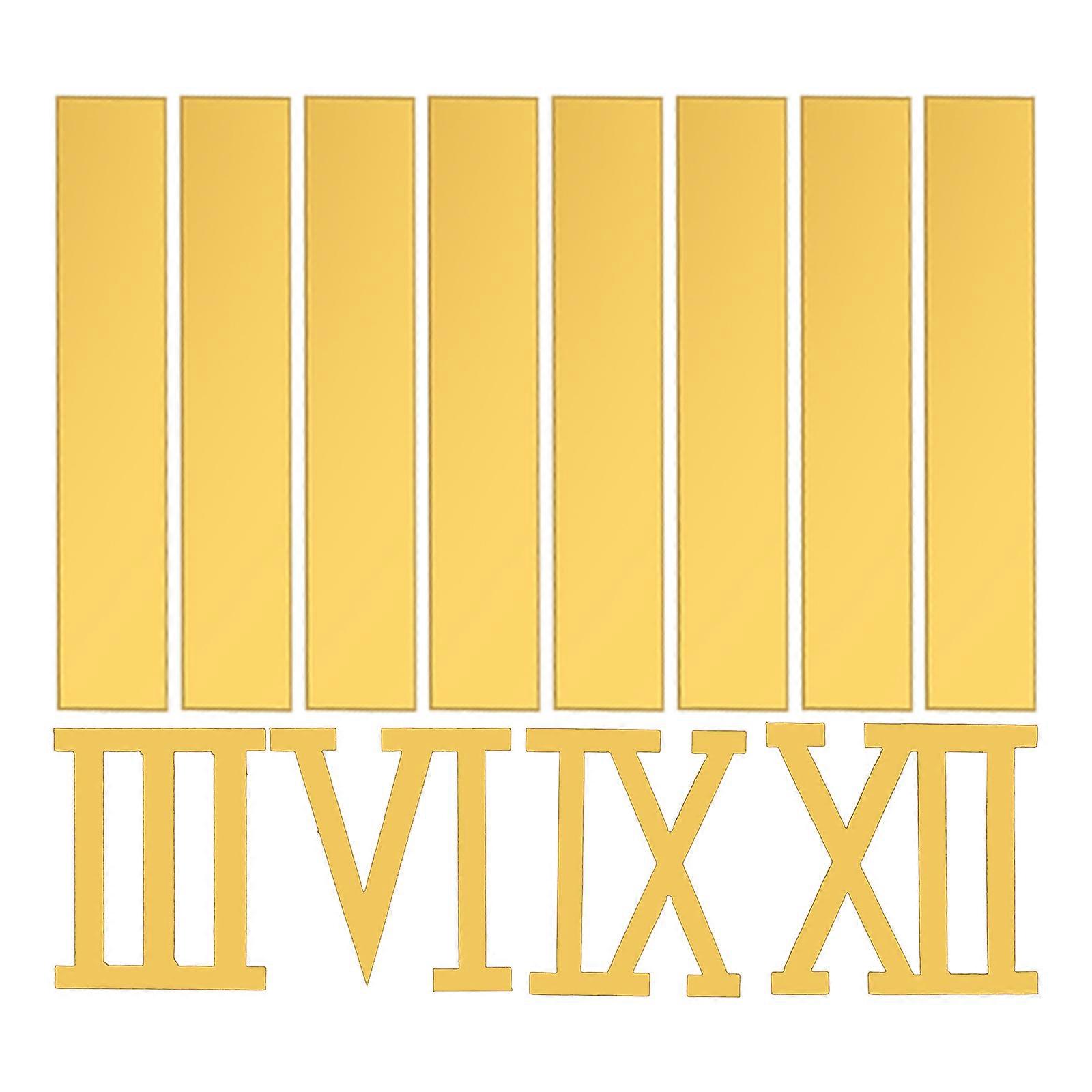 Digital Clock Number Acrylic Movement Clock Number for 12Pcs Wall Decor