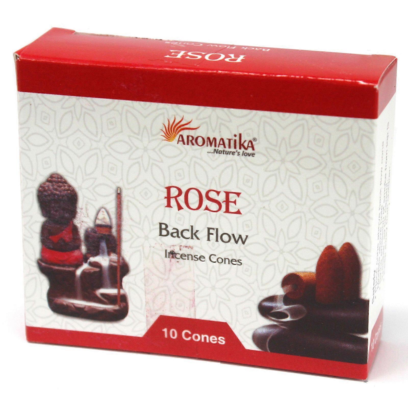 Aromatica Backflow Incense Cones - Rose X 1
