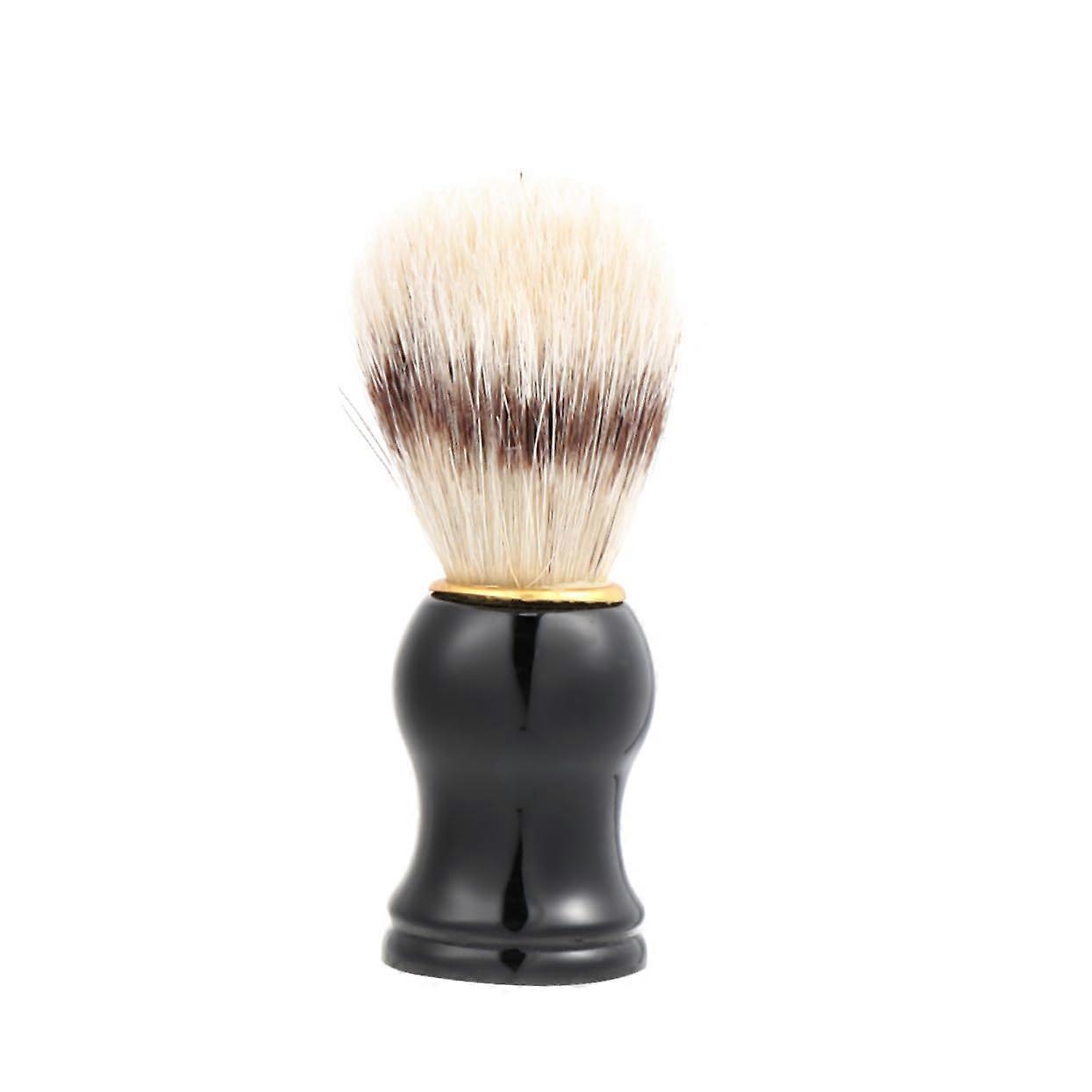 Men's Shaving Brush with Soft Bristles and Ergonomic Handle for Beard Grooming at Home or Barbershop