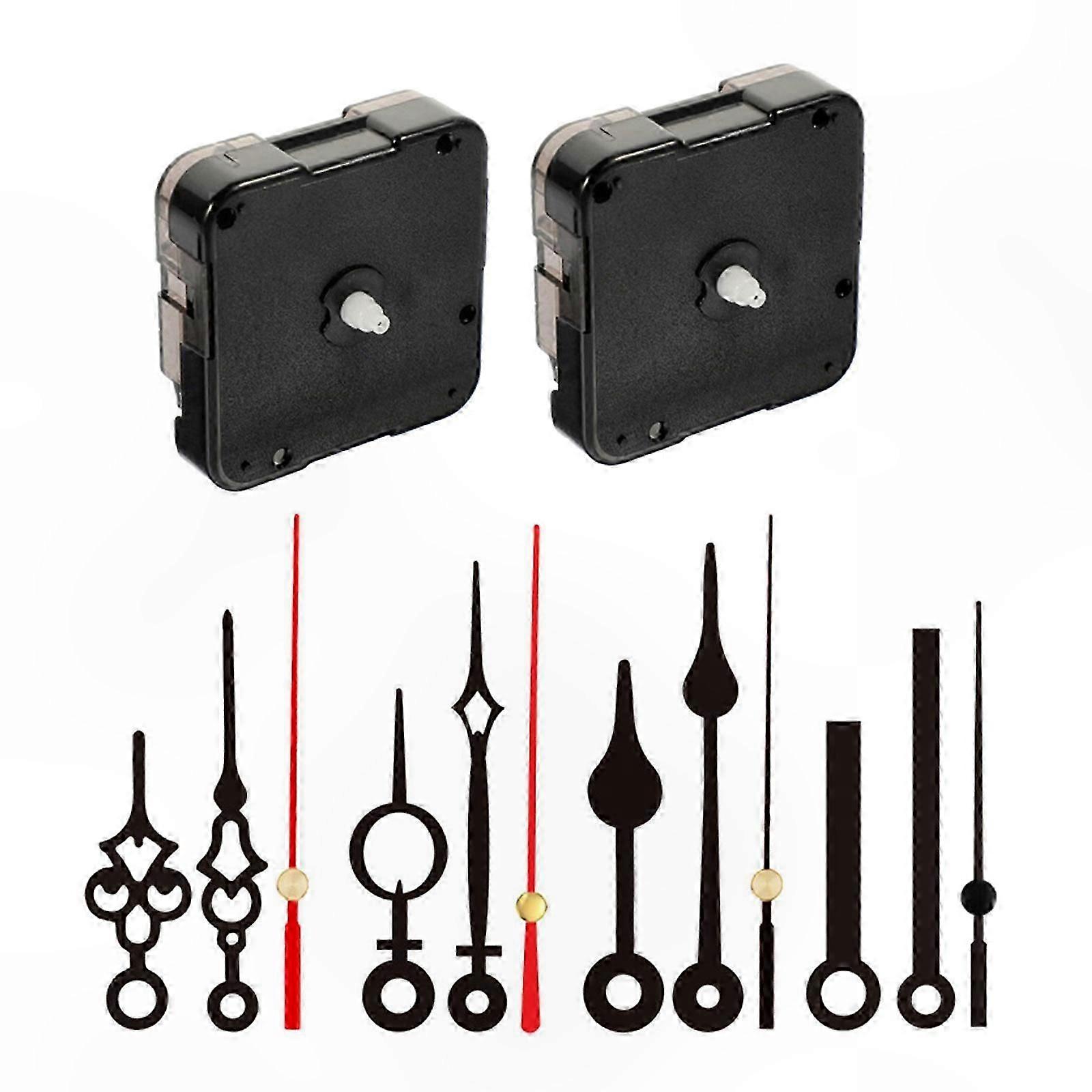 Quartz Wall Clock Movement Mechanism with Hands for Clock Repair and DIY Replacement Accessories