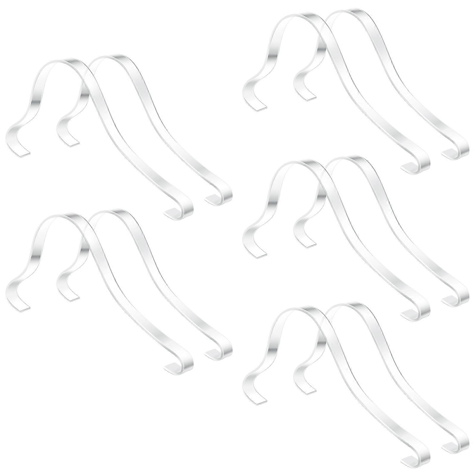 Acrylic Display Rack Shoe Holder for High Heels Support 100Pcs Set