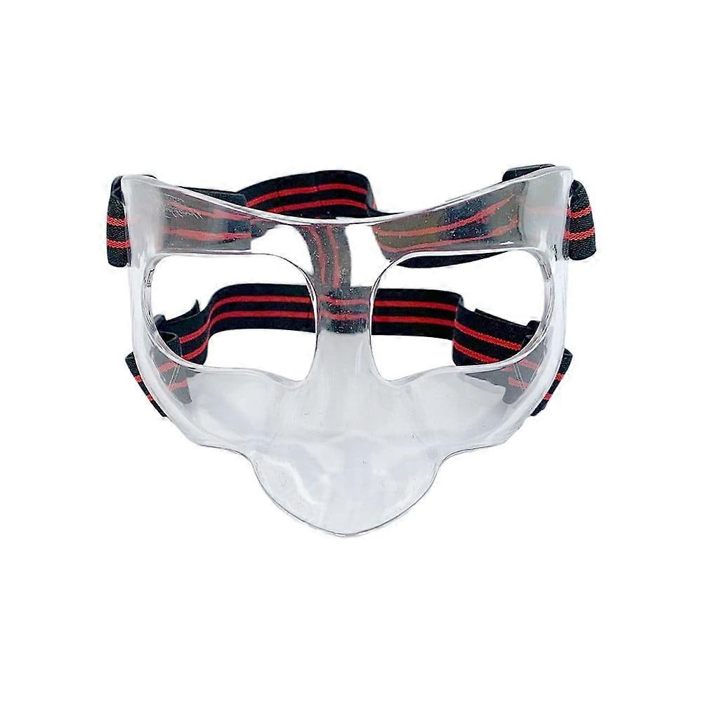 linyes Basketball Nose Guard Protective Adjustable Anti-collision Clear With Pad