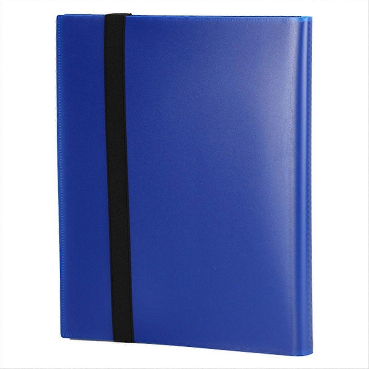 Large Capacity Card Collection Book, Waterproof & Dustproof, Blue