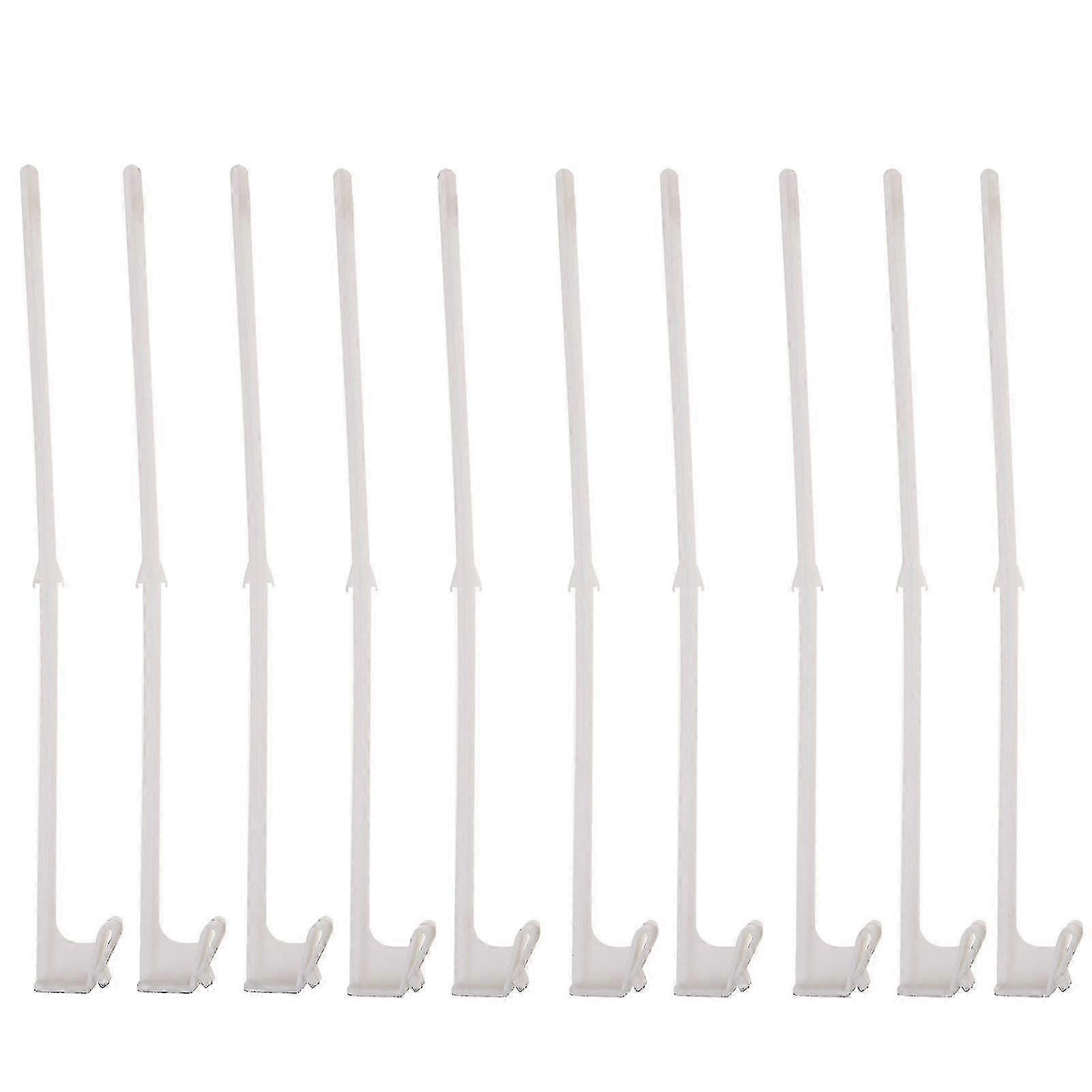 10Pcs Car Window Flagpoles Car Flag Window Clips Truck Flag Holder Without Flag - FFY