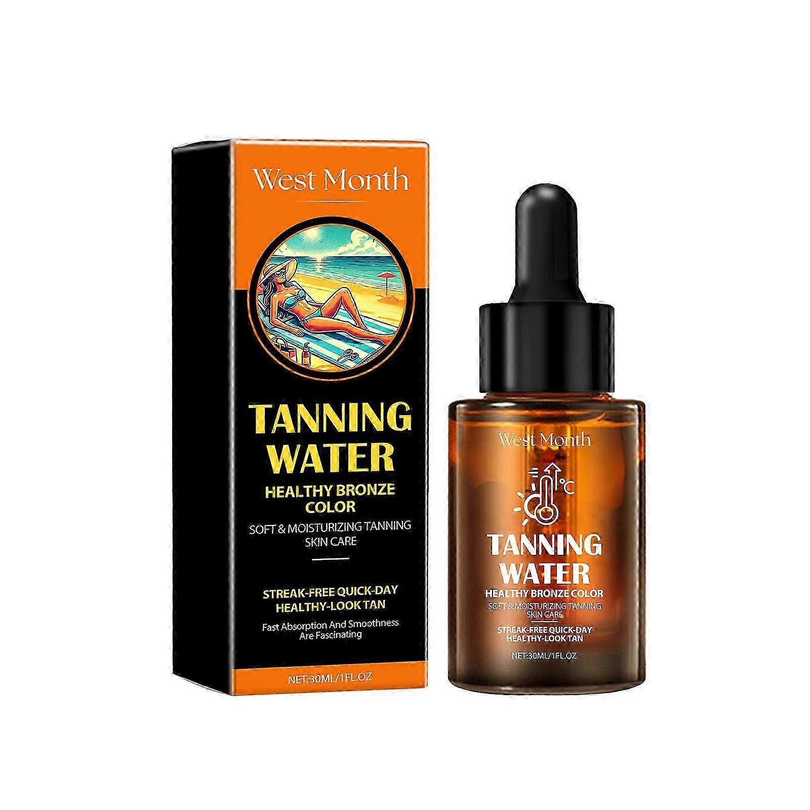 tanning serum contains dextran and coffee seed extract