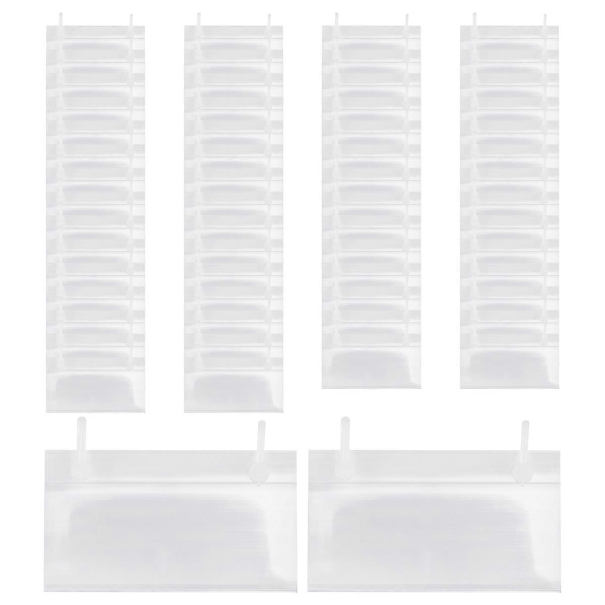 Plastic Label Holders Price Tag Ticket Hanger Clips (60)