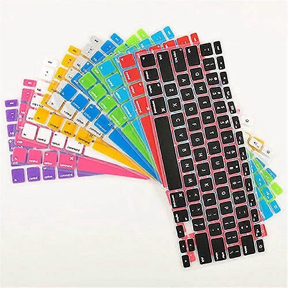 Colorful Soft Silicone Keyboard Cover for compatible with Apple Macbookth Apple Macbook Air Pro US Version Laptop