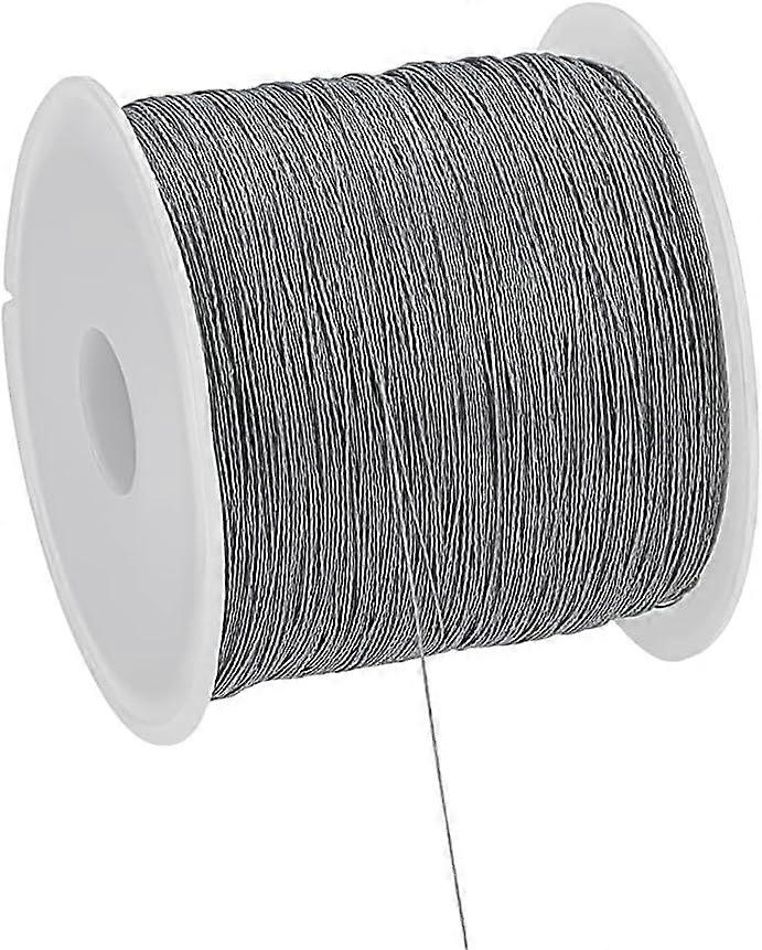 109 Yards Bracelet String 0.13mm Fishing Line for Crafts Micro Fused Beading Thread Thin Cord for Jewelry Making Strong Craft String for Kontting Sewi