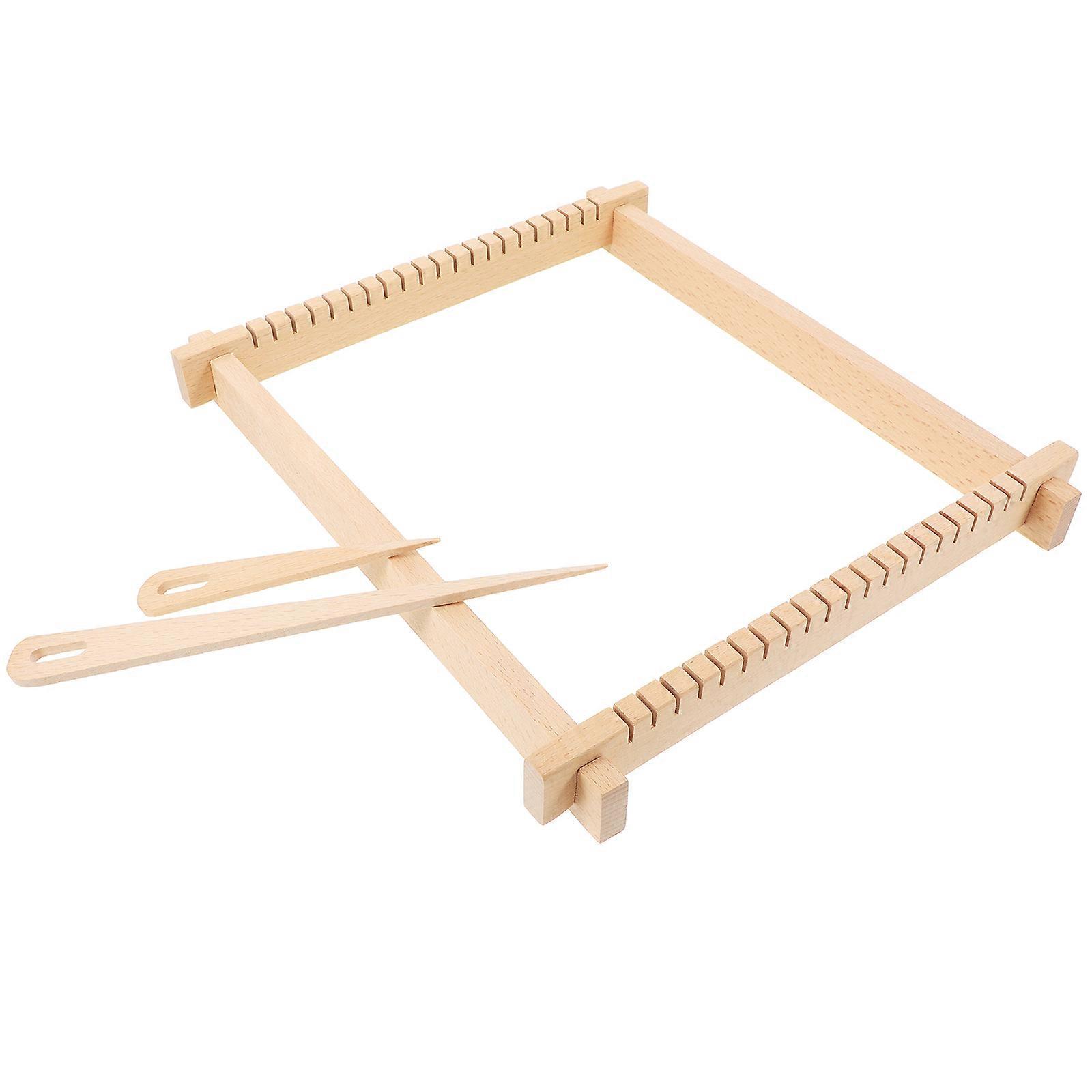 DIY Weaving Loom Designed For Beginners Perfect For Handicraft Projects With Rectangular Shape 1 Set