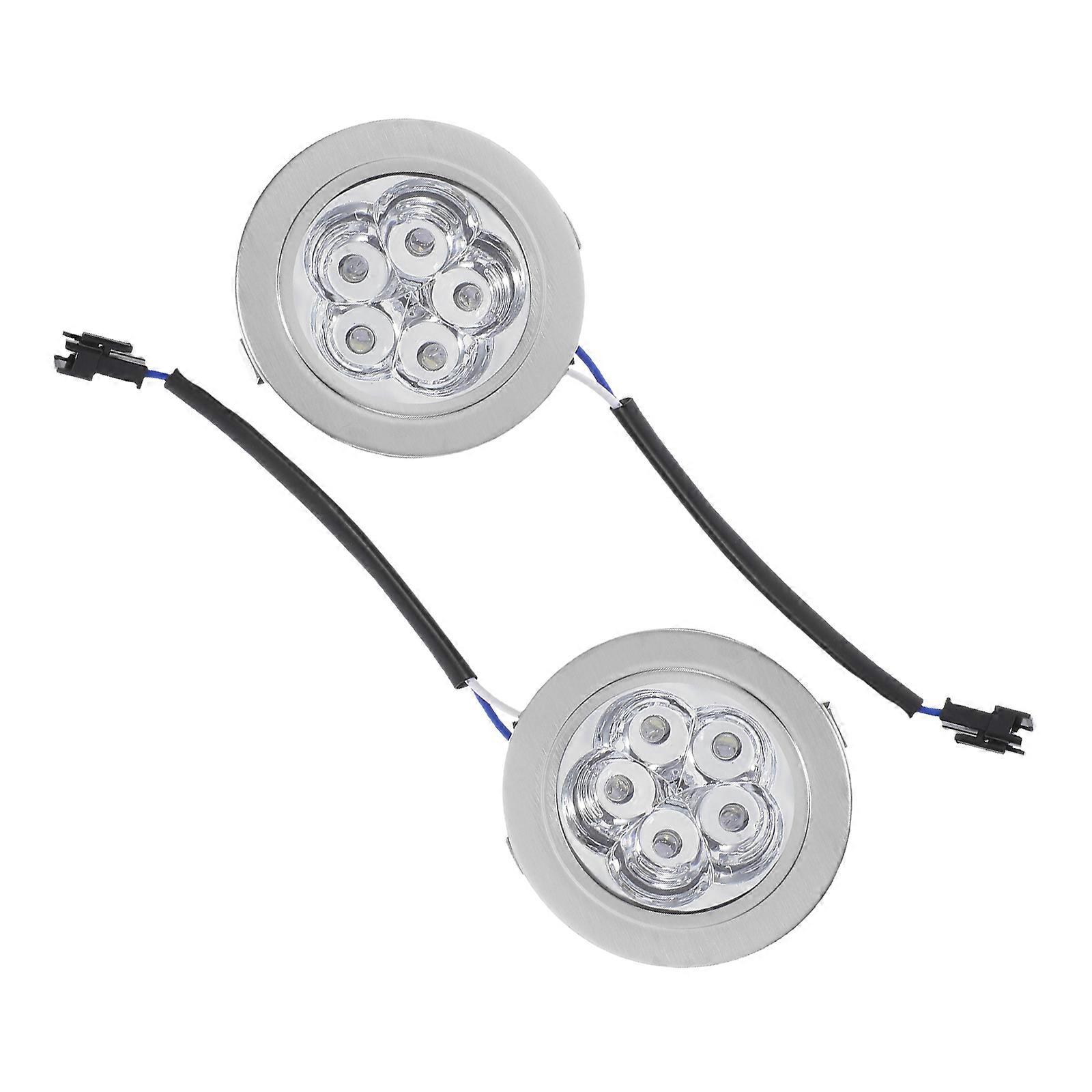 LED Cooker Range Hood Bulb for Kitchen Lighting Use 2Pcs Silver