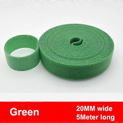 5M/Roll Hook and Loop Cable Ties Straps Reusable Fastening Cable Tie Wire Straps Fastener Straps Double Side Pads DIY 15/20mm
