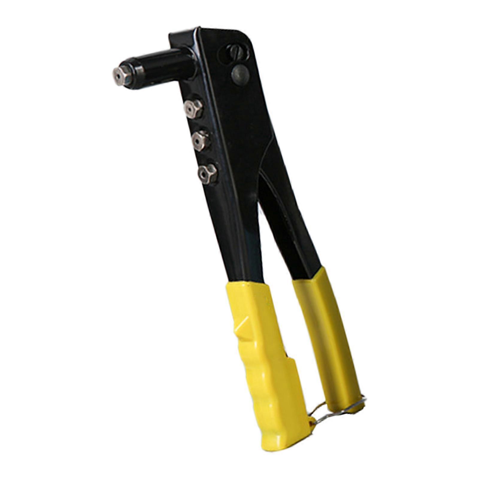 Hand Tool Riveter Set Professional Rivet Guns Home Repair Manual Rivet Nut Tool for Industrial and Home Use  Yellow