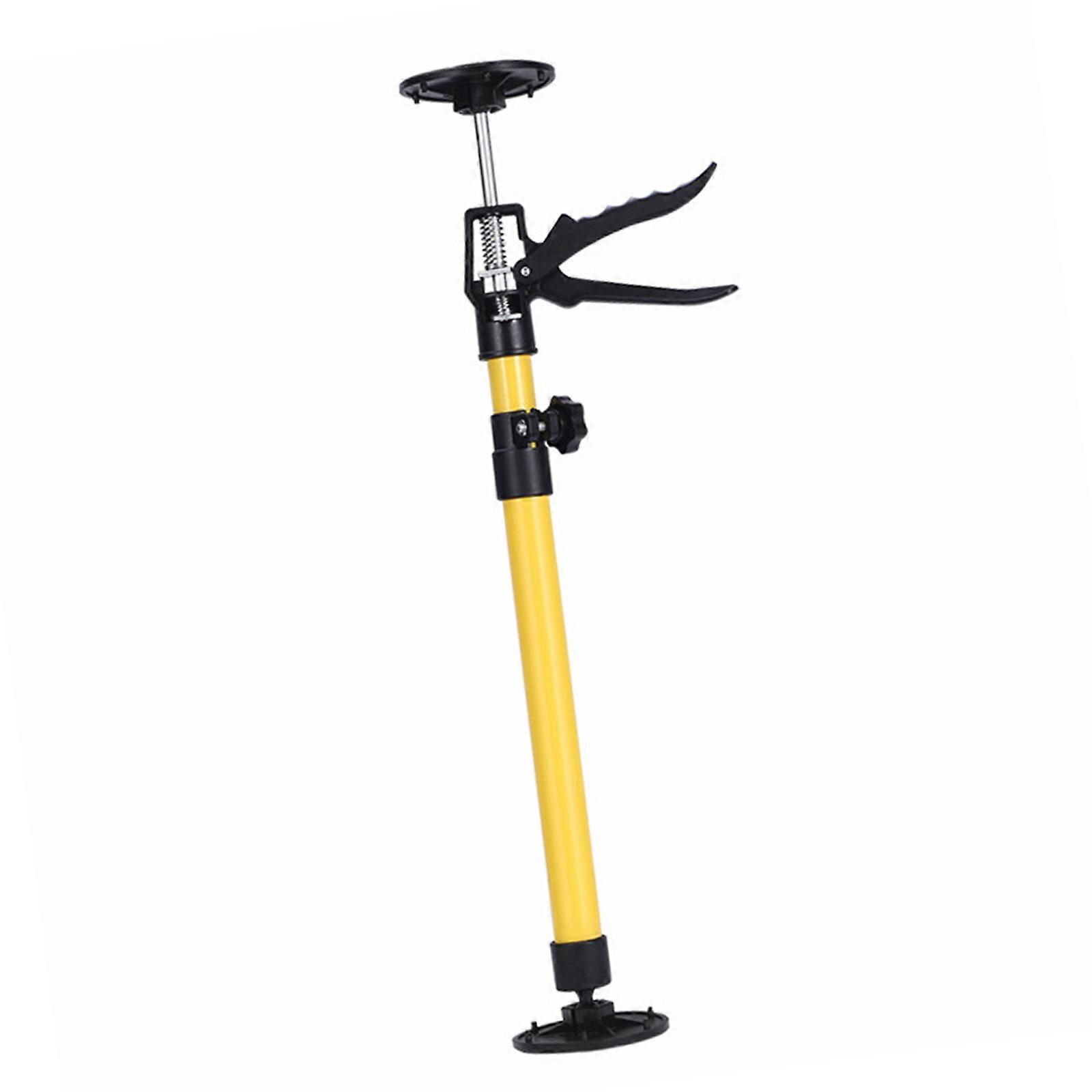 Adjustable Support Rod Steel Nylon Materials Cabinet Installation Tool Releases Multipurpose Use Telescopic Cabinet Tool  Yellow