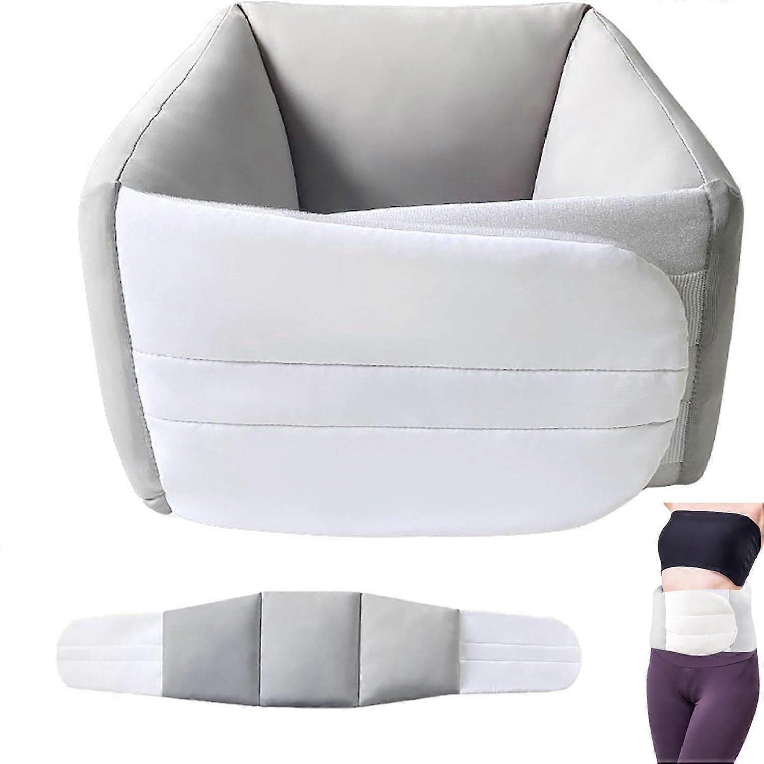 Lumbar Support Pillow for Sleeping with Ergonomic Contour and Breathable Cooling Fabric for Side and Back Sleepers