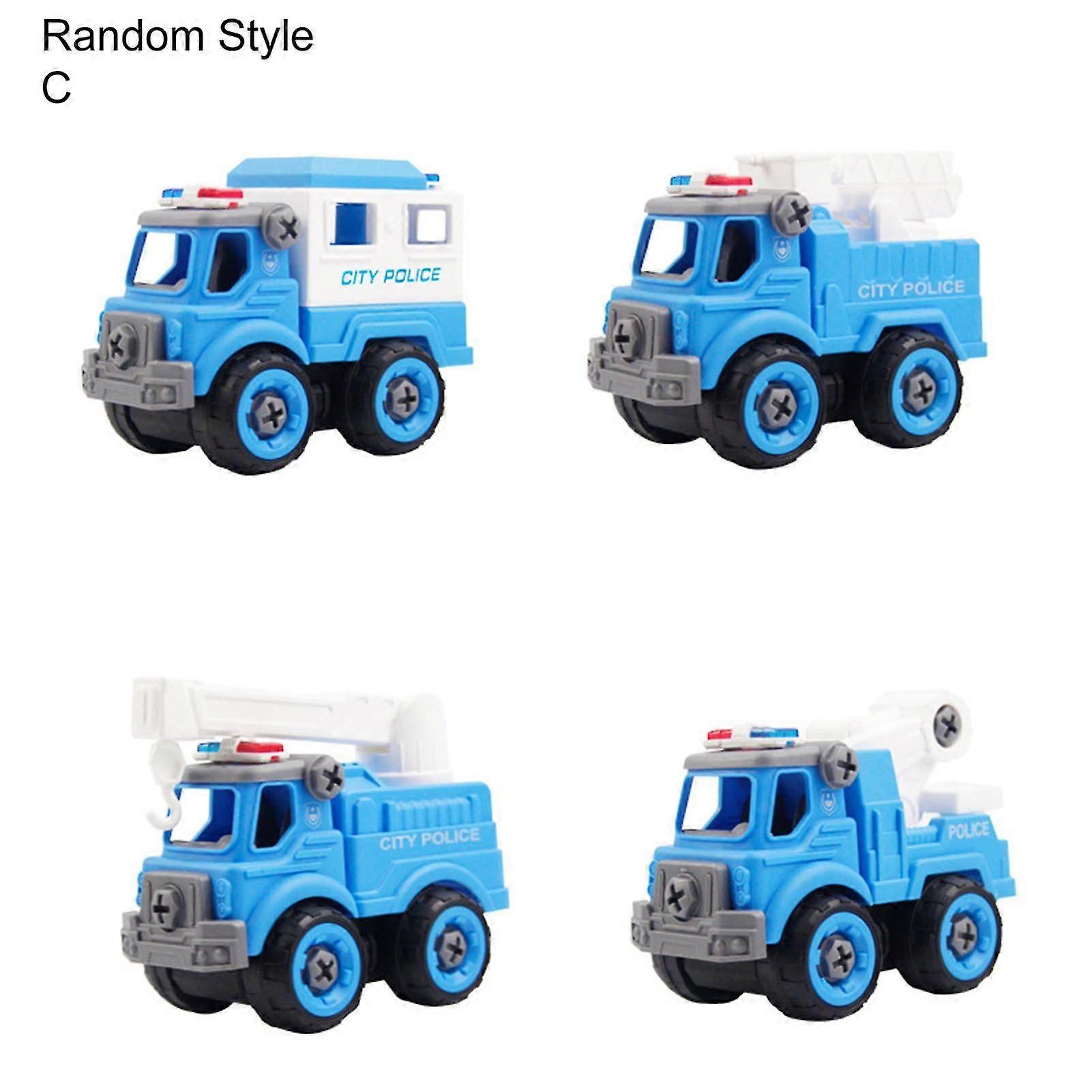 オートトイ洗練スムーズに楽しいプラスチックの子供のパズル分解エンジニアリング車子供のための