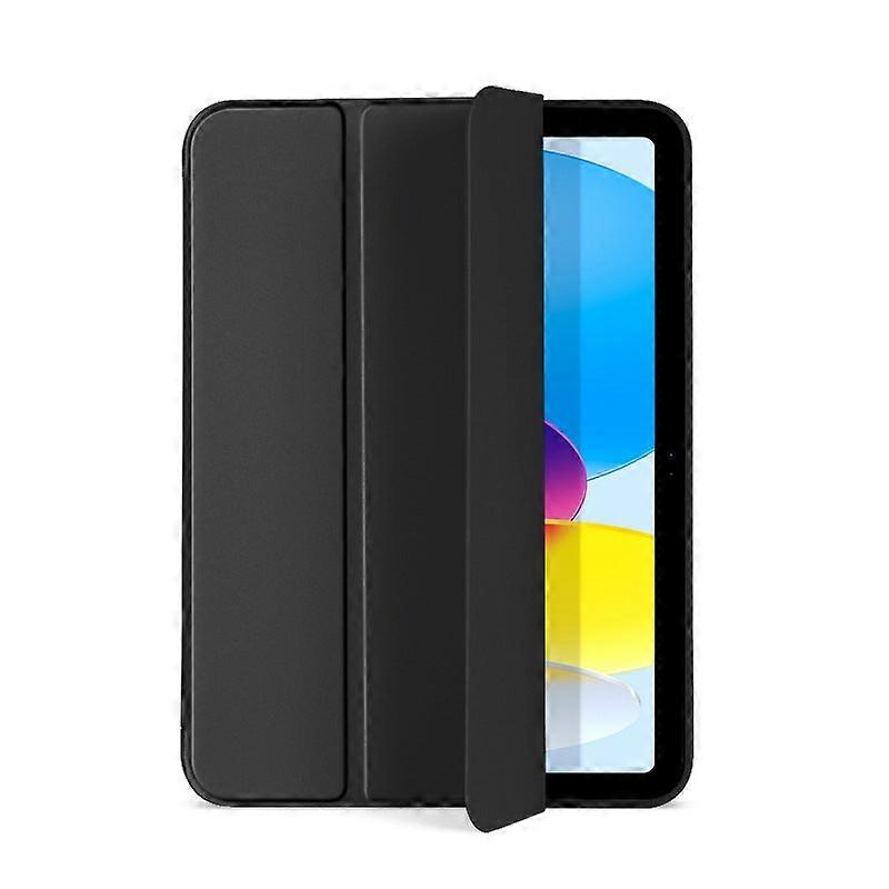 Stylish Case For Ipad Mini5 Premium Black Tri-fold Soft Leather