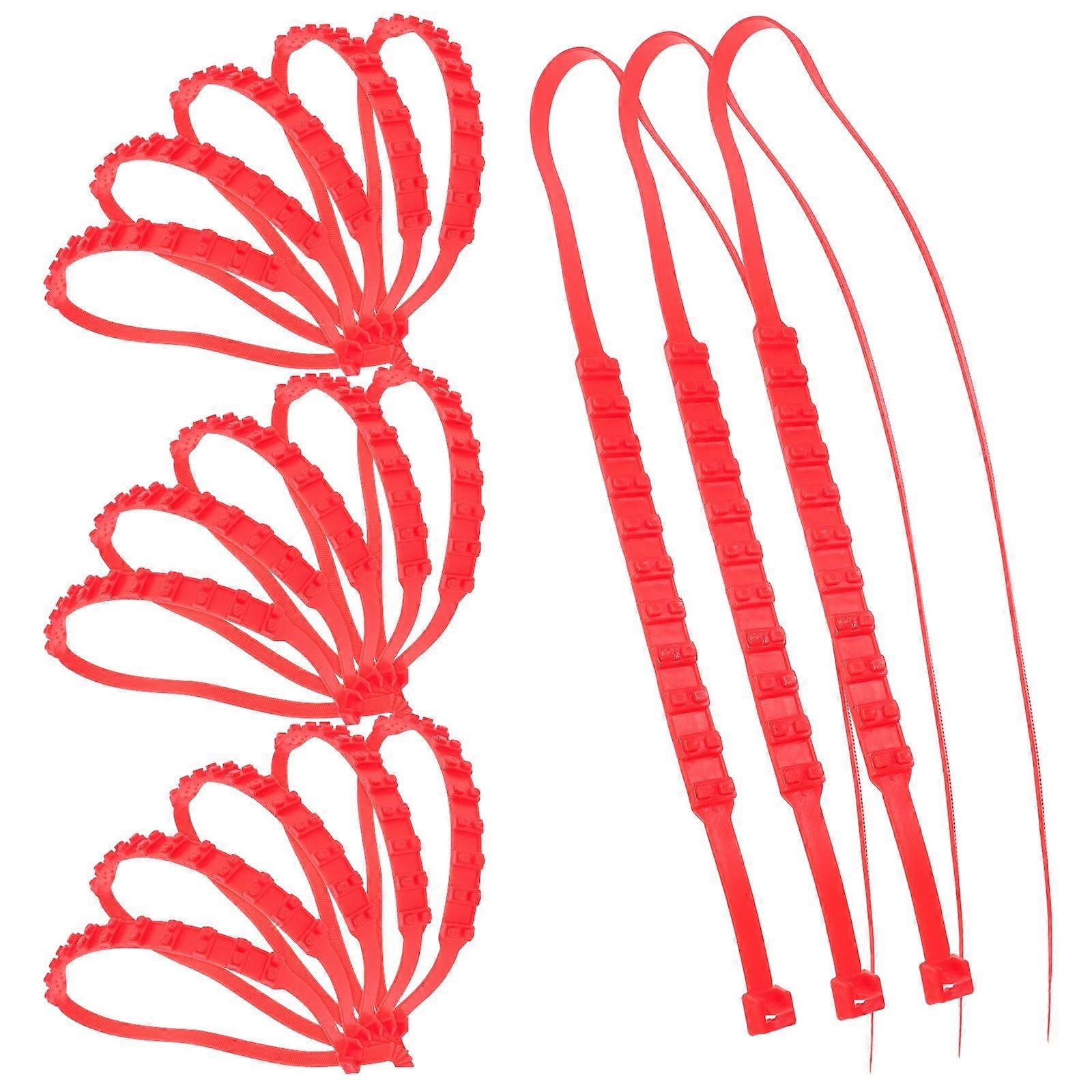 20Pcs Snow Chains AntiSkid Tire Chains for Trucks SUVs Winter Driving Maximum Traction