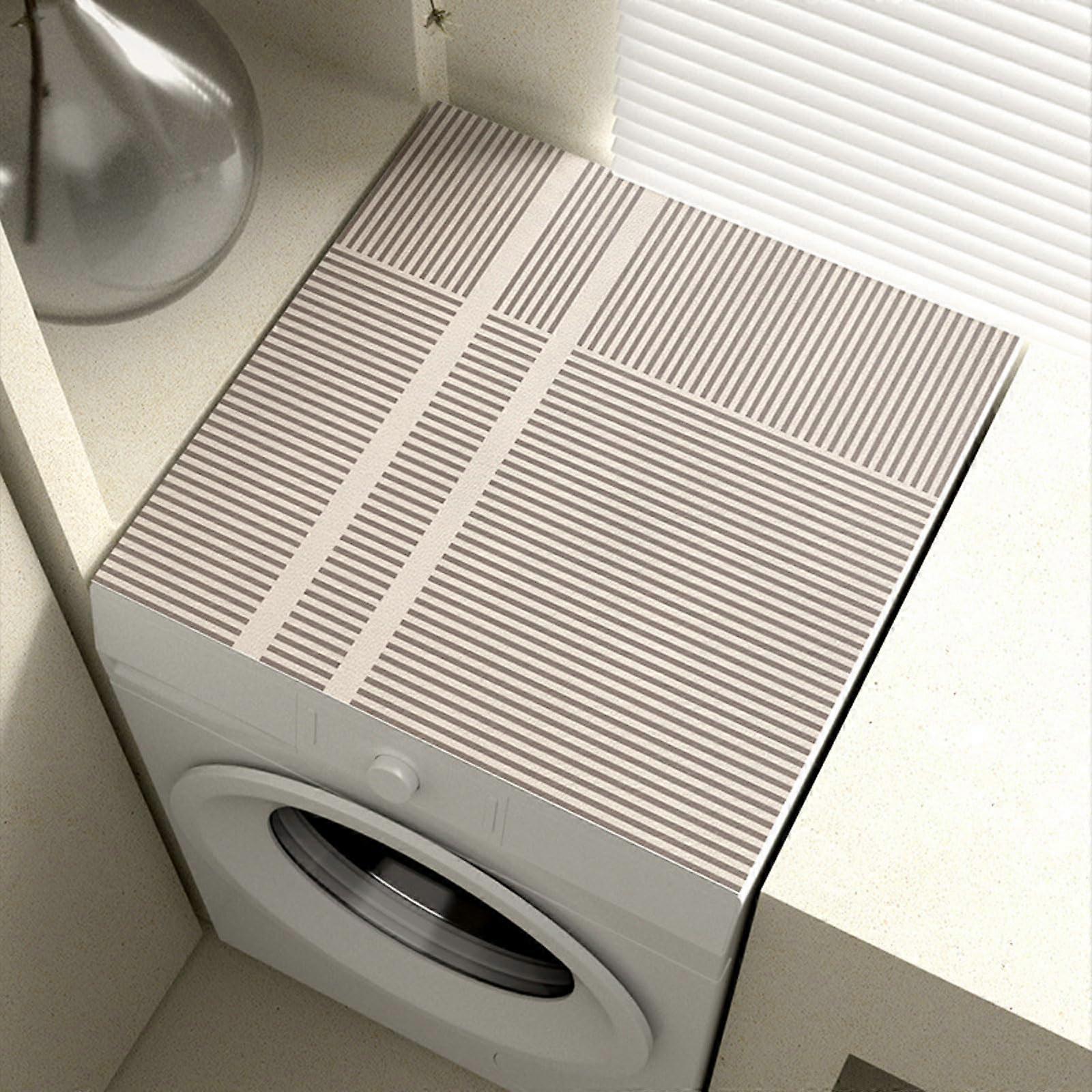 Washing Machine  Cover PVC Leather Washer Protector Dustproof AntiSlip Easy Clean 40x50cm