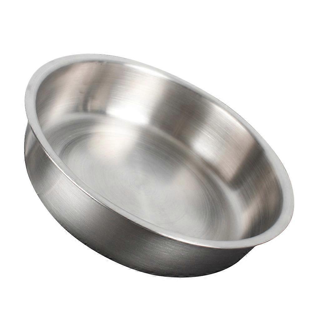 Silver Stainless Steel Plate for Storage Use 1 Multipurpose Fruit Plate