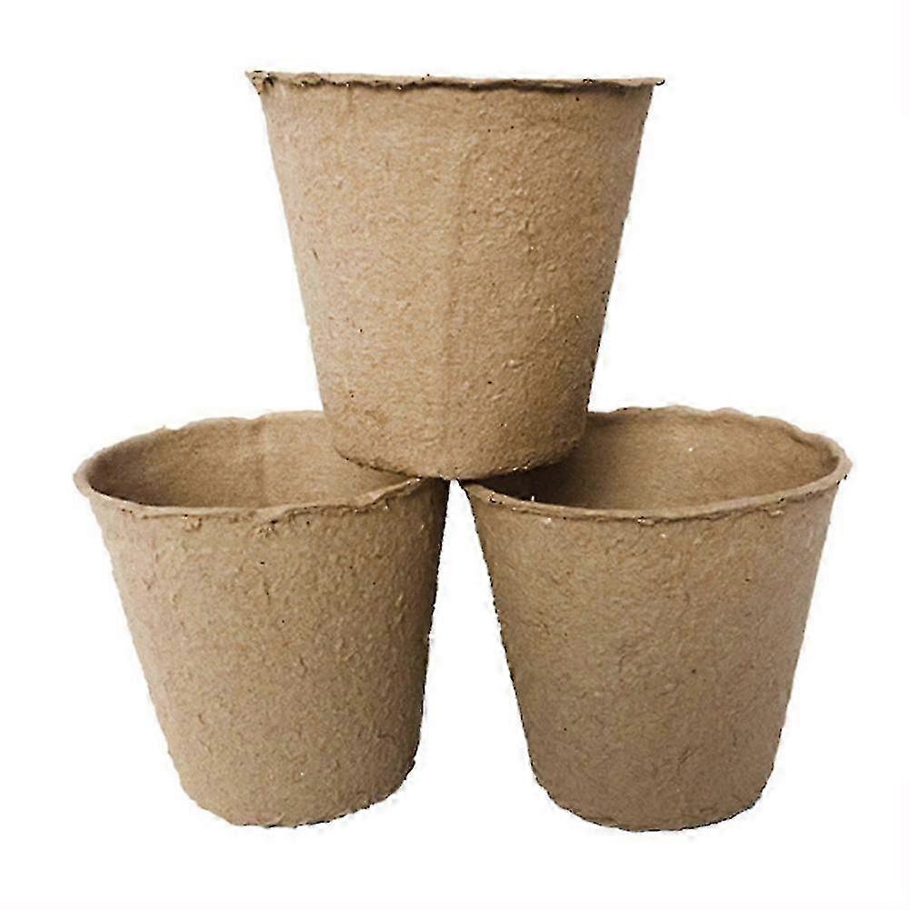 2025 Eco Paper Peat Cups 20-Pack, Perfect for Seedlings