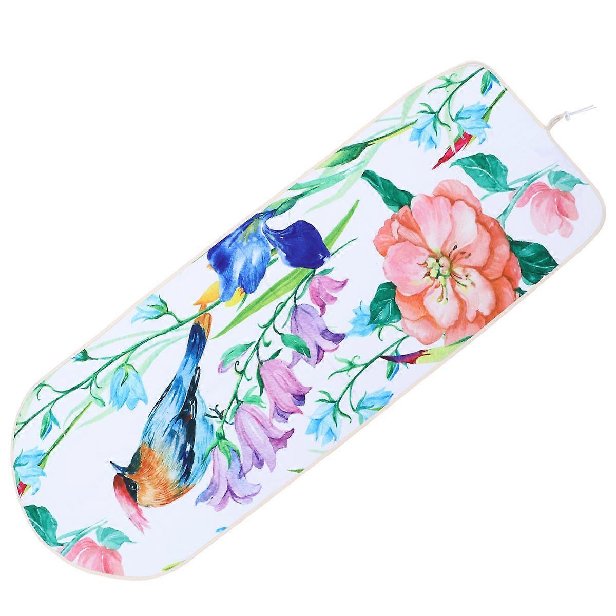 2Pcs Heat-Resistant Bird Pattern Ironing Board Cover for Protecting Pad Case