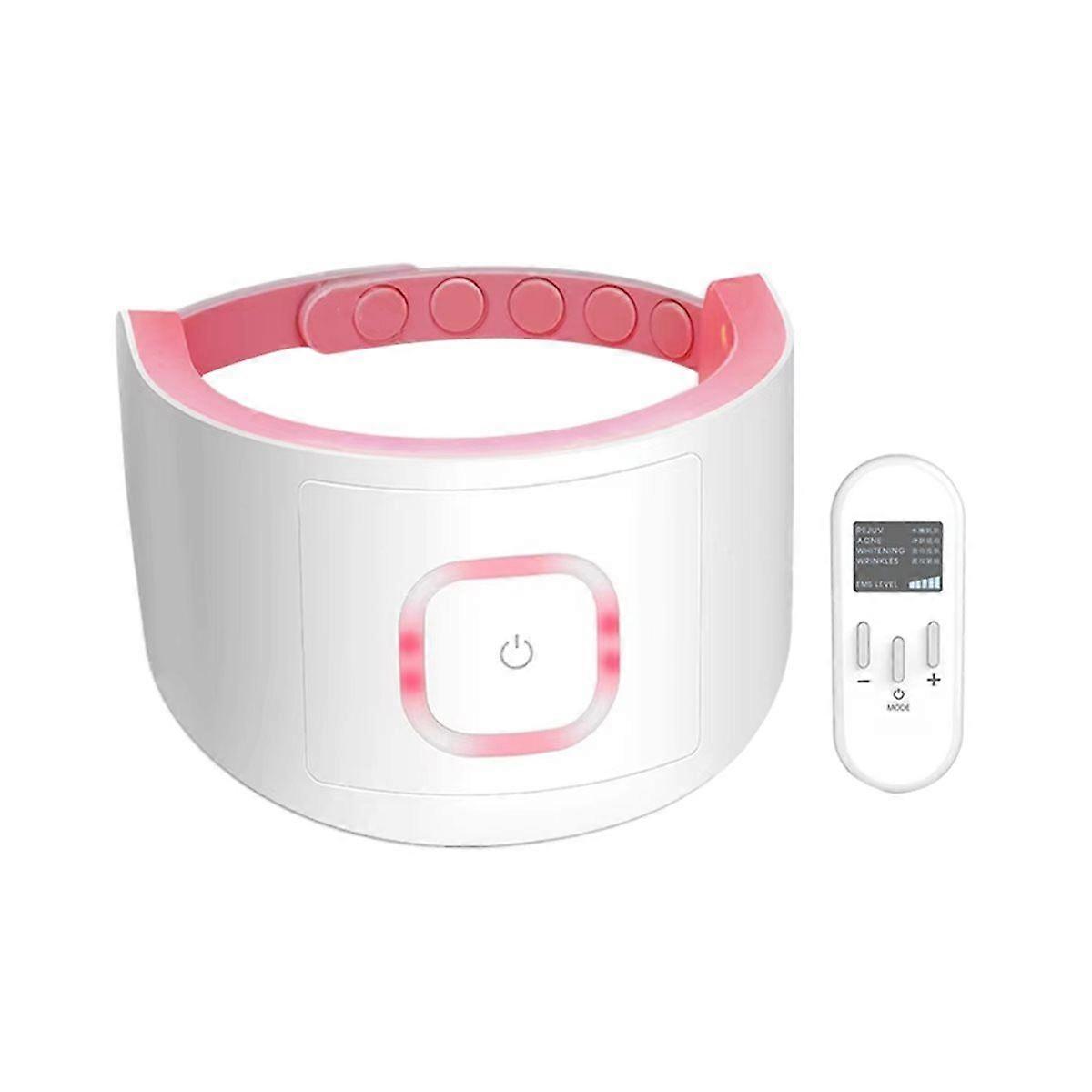Intelligent Neck Lifting Device,Neck Wrinkle Remover Massager with Remote Control for Massager