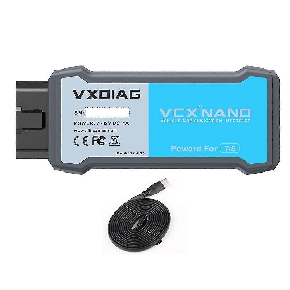 VXDIAG VCX NANO Auto Diagnostic Tools J2534 for Toyota TIS USB ECU Coding Code Reader Scanner