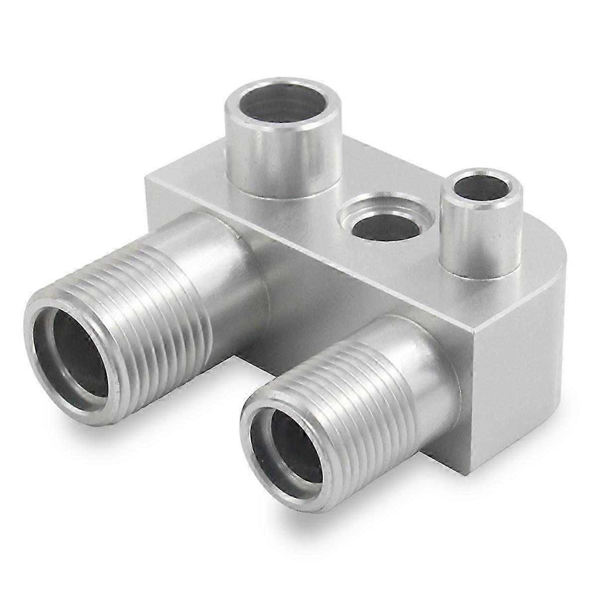 For LSX LS3 Engine Swap Conversion A/C Line Compressor Adapter Fitting, AC Compressor Aluminum Adapt