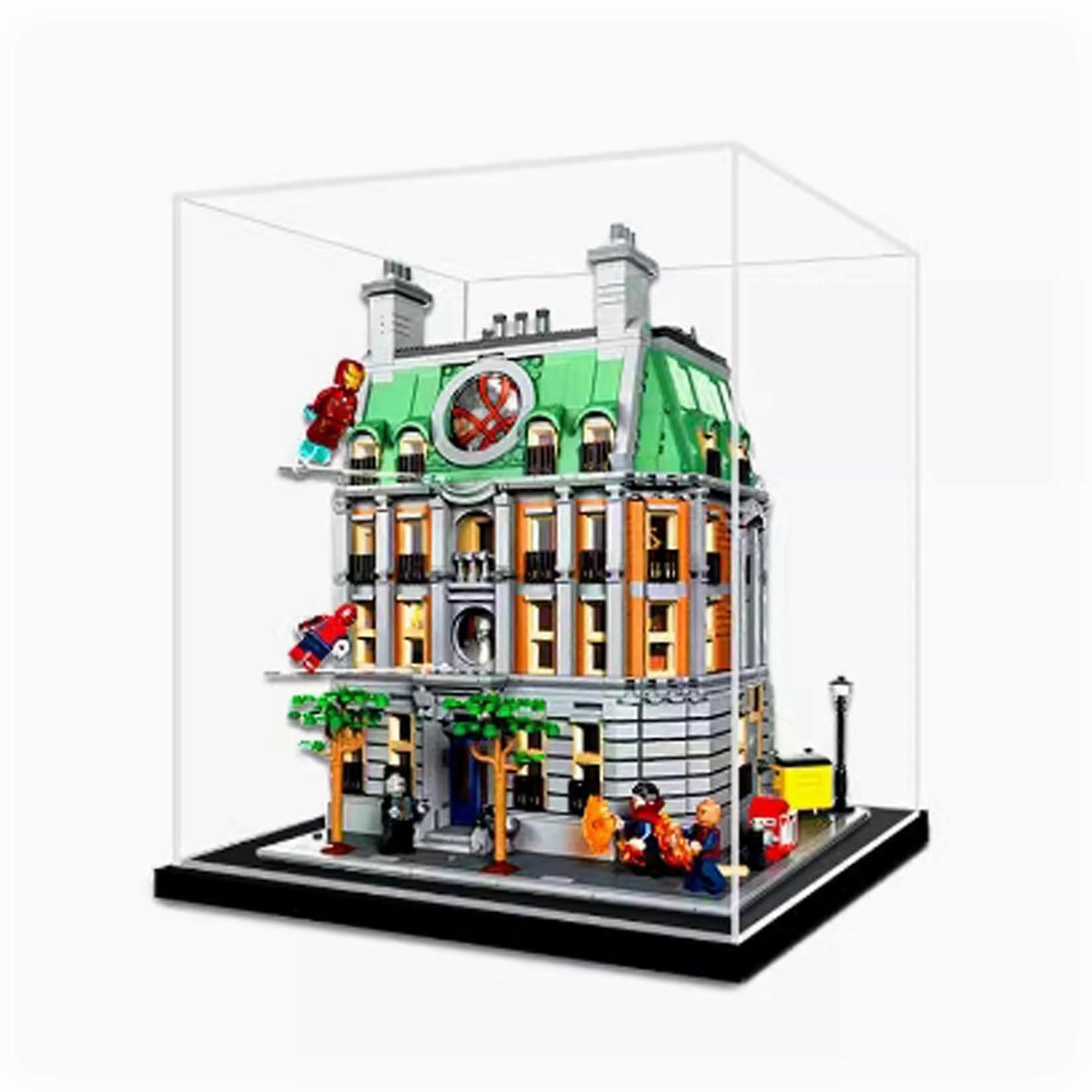 Display Case for  76218 Magic Hall, Dustproof Clear Acrylic Display Box, 13.7x11.8x13.7 in