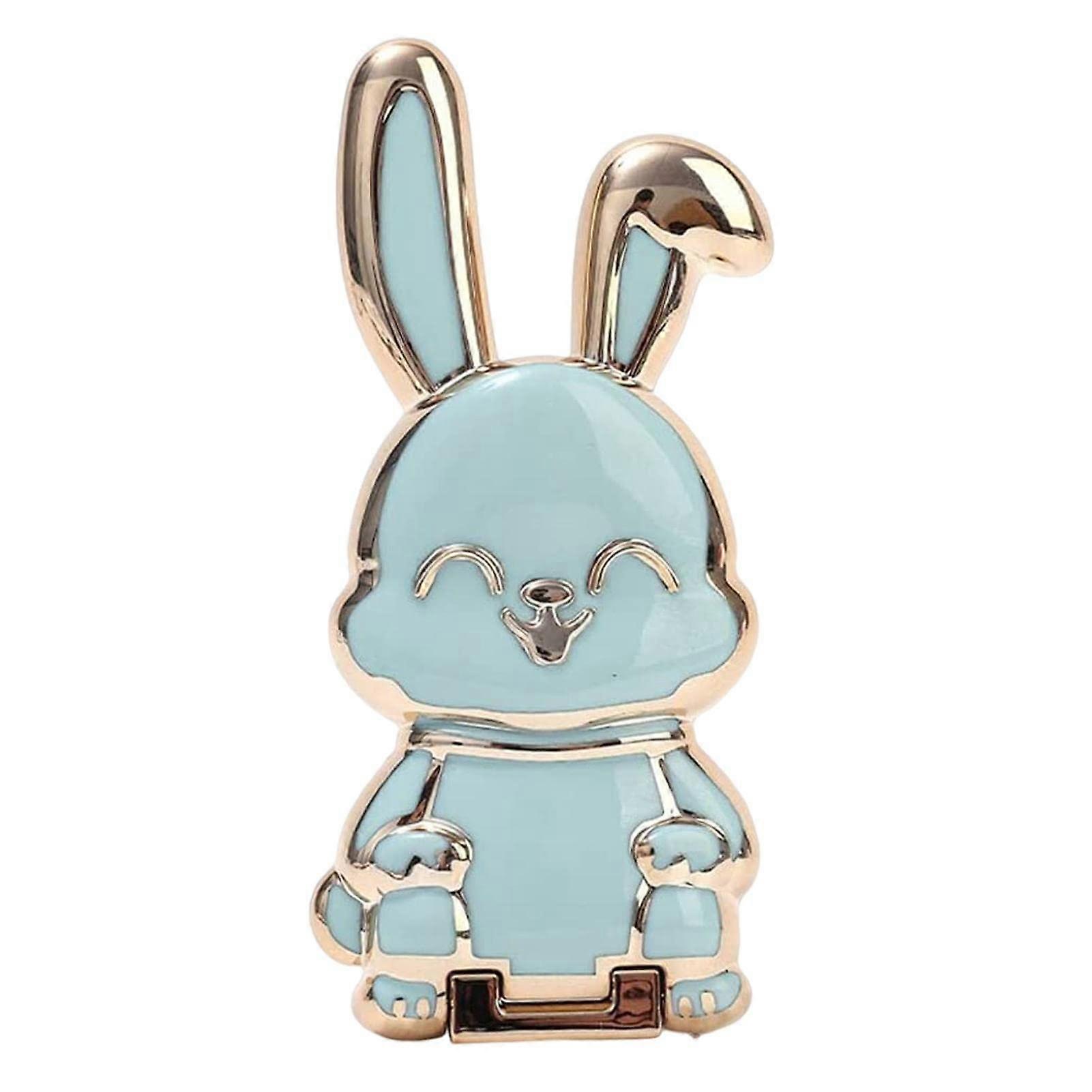 Cute Bunny Foldable Phone Stand for Desk with Stable Triangular Support and MultiAngle Viewing