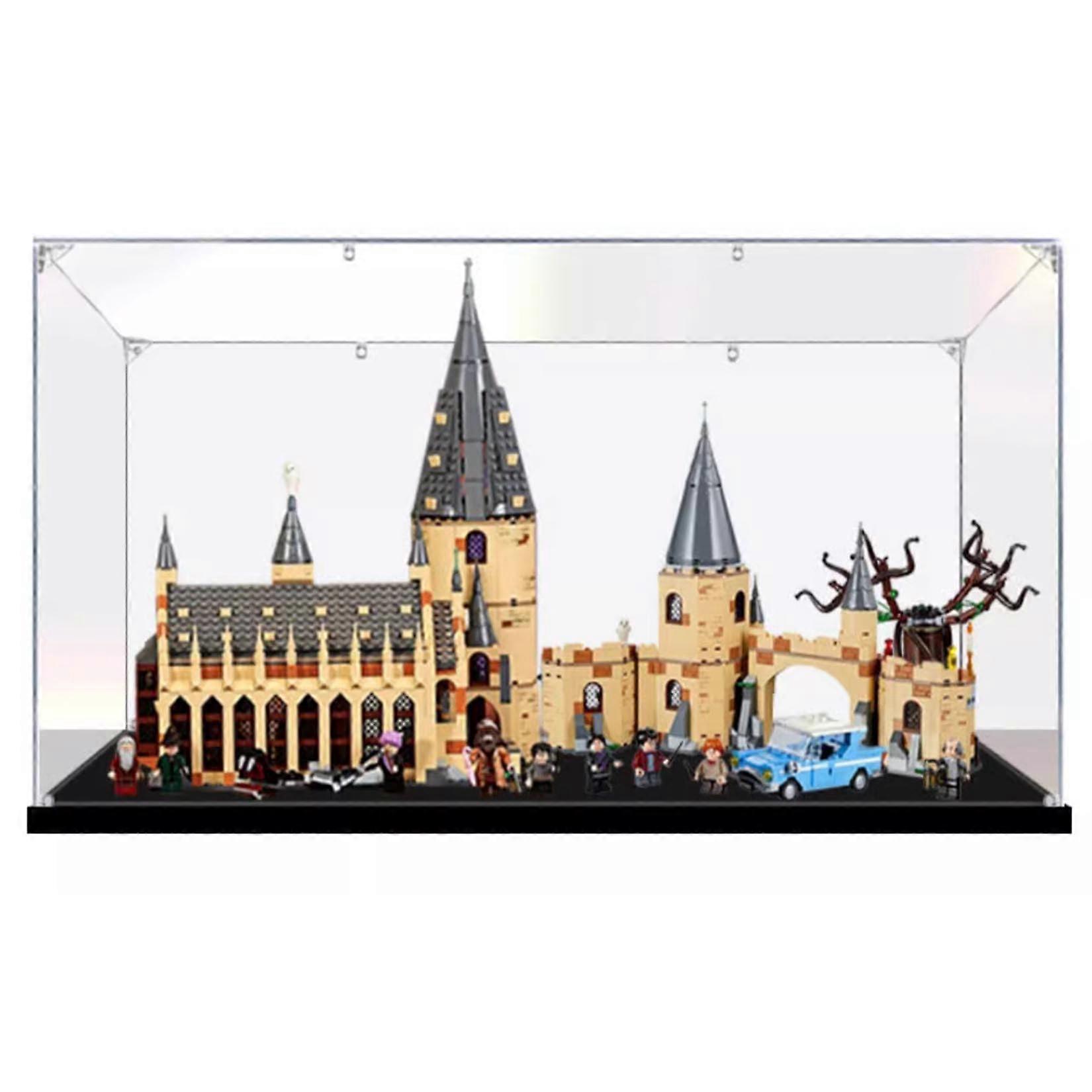 Acrylic Display Case for  Hogwarts Castle 75953 75954, Dustproof Clear Showcase