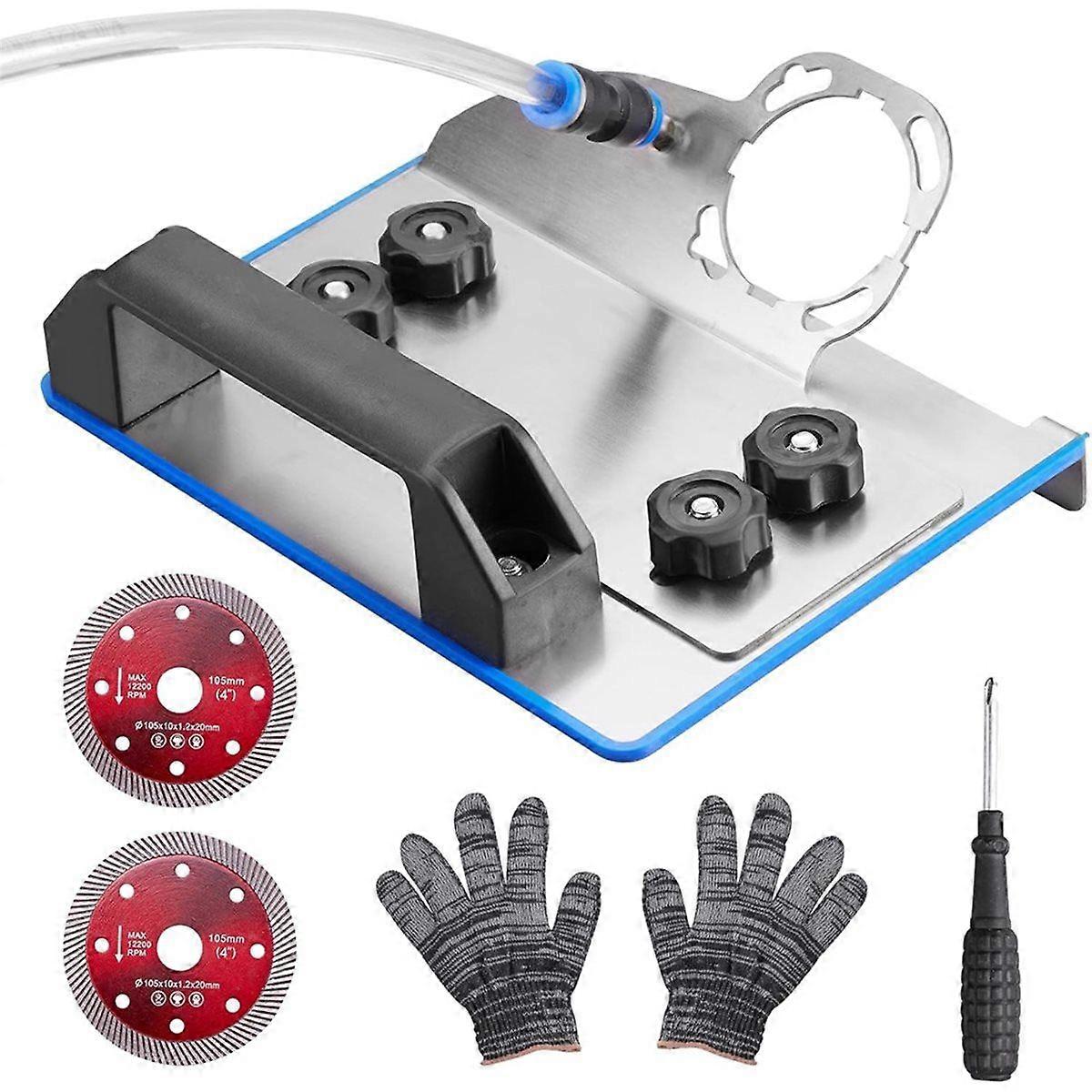 45 Degree Tile Chamfering Tool & Angle Grinder Stand, for 45 Tile Cutting & Chamfering,for 100-Typ