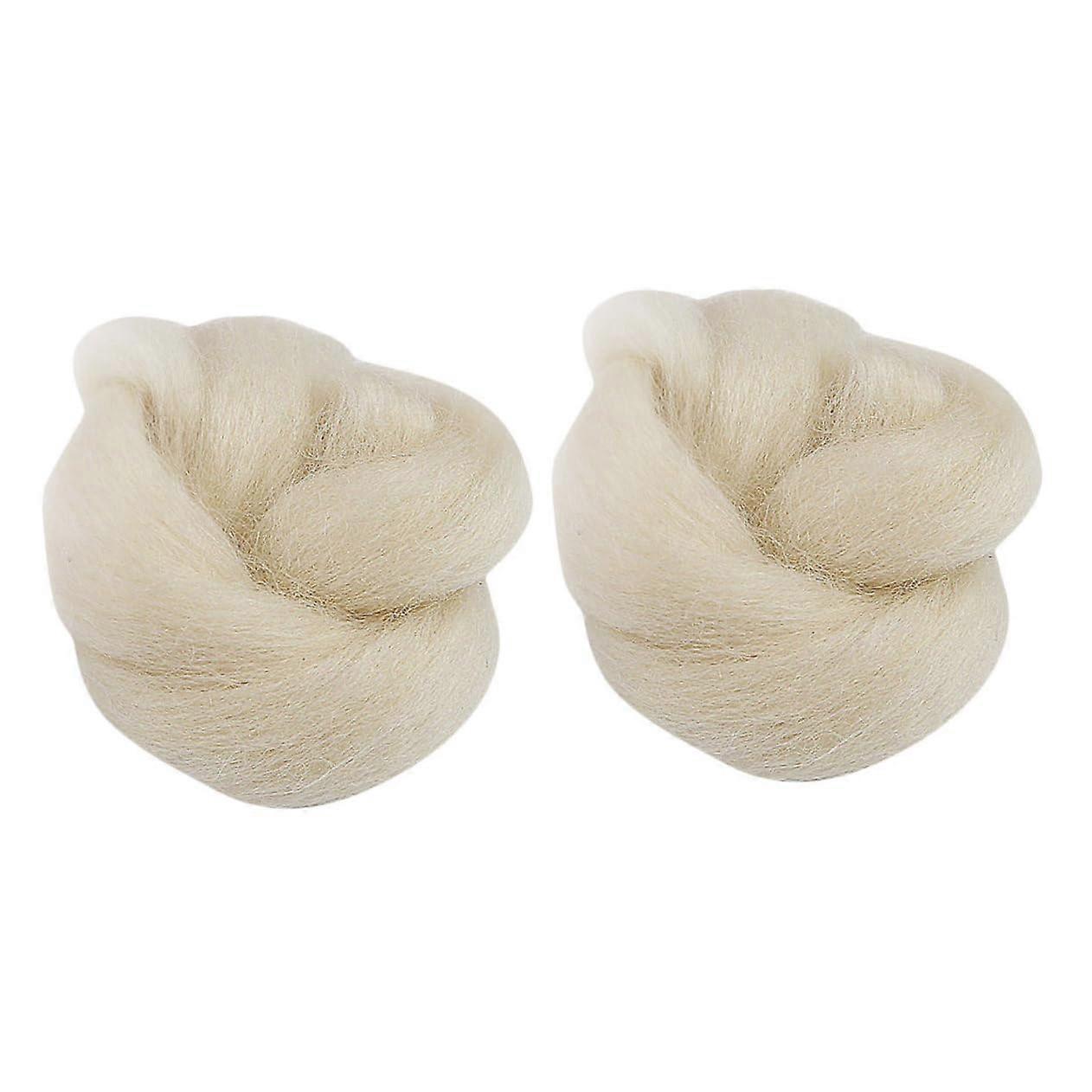Soft Wool Toe Separators Comfortable Toe Spacers for Pedicure and Daily Wear 2pcs Reusable