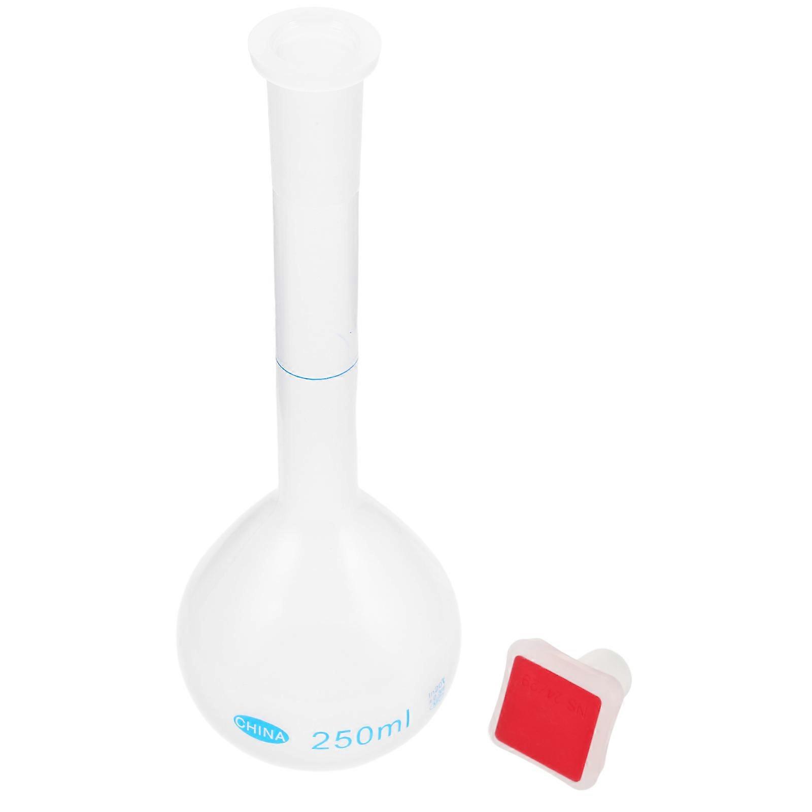Scientific Flask Plastic Measuring Flask for Accurate Laboratory Use 250Ml