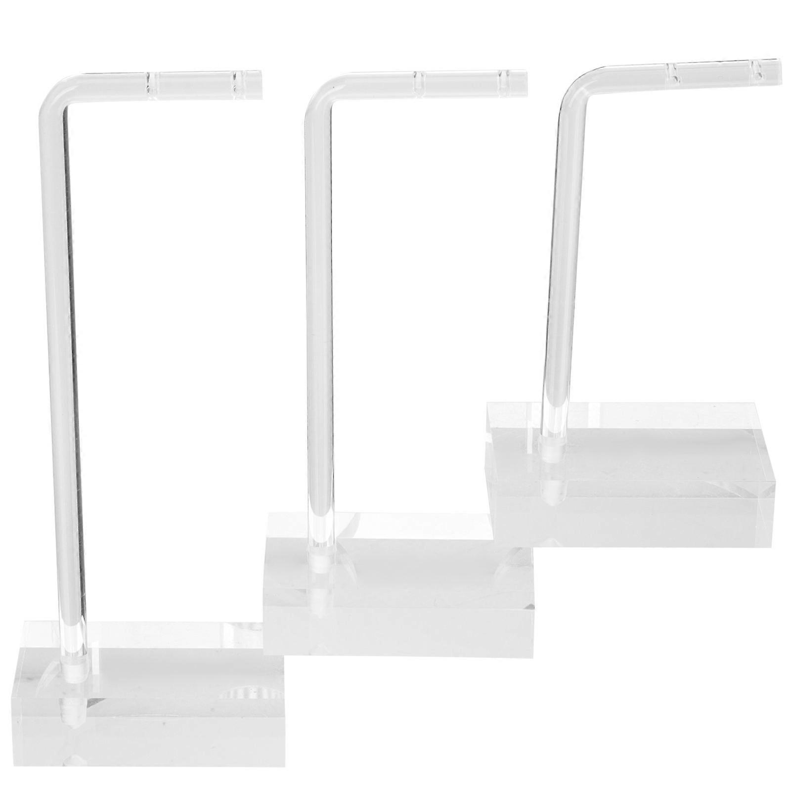 Acrylic Earring Display Rack for Display 3Pcs Transparent Earrings Holder
