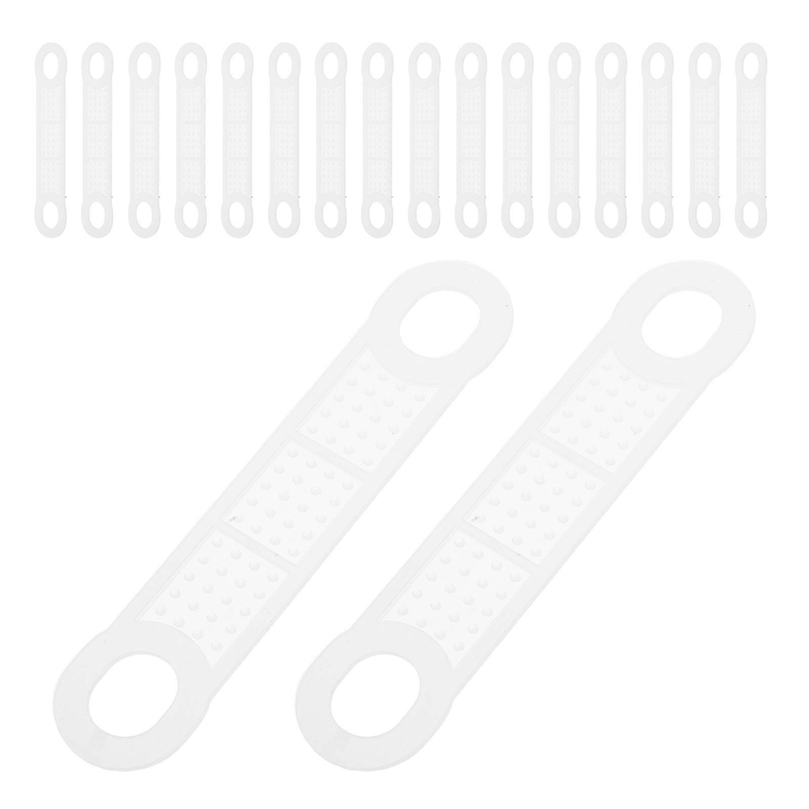 Clothes Hanger Shoulder Pads Transparent Non-Skid Function 400Pcs