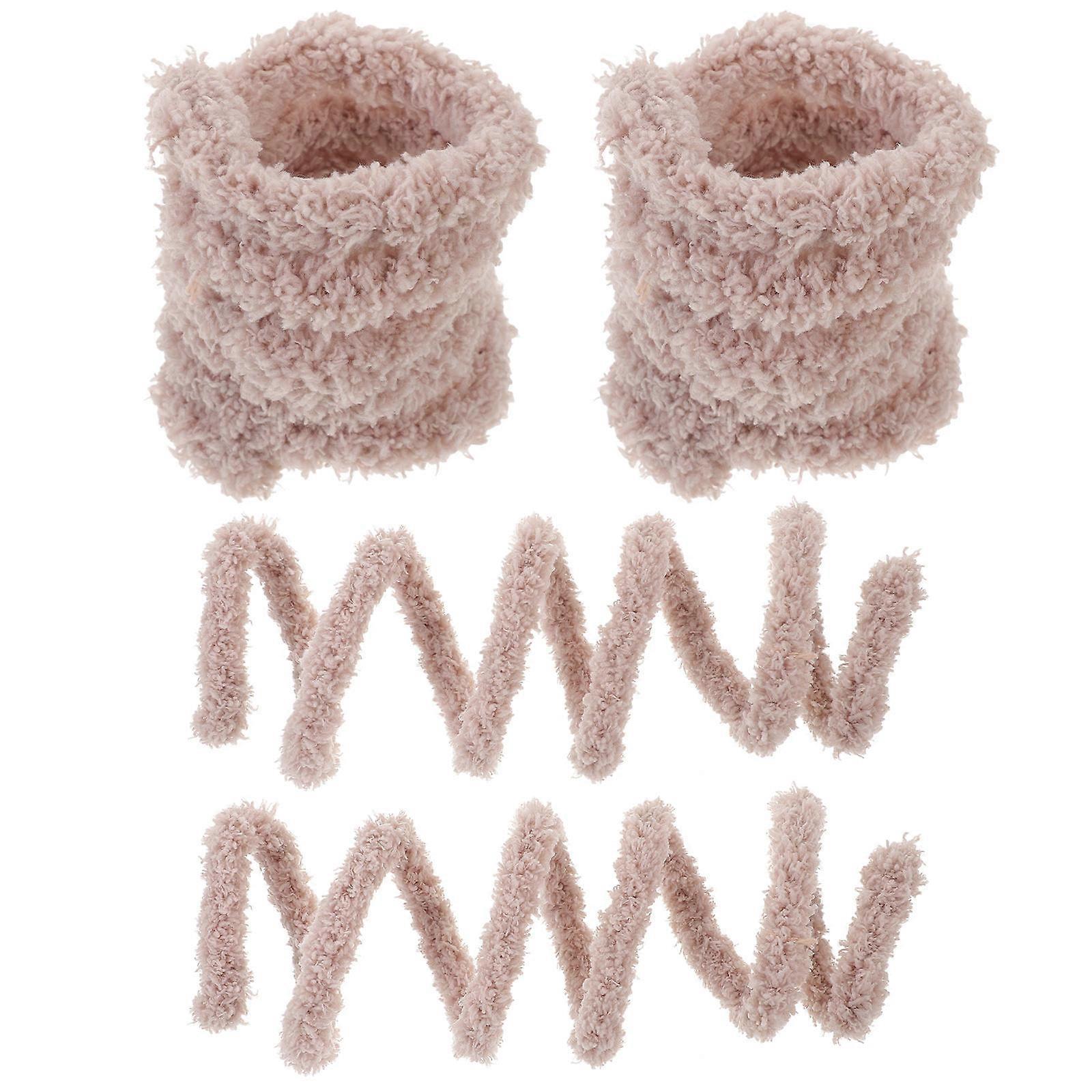 Pipe Cleaners Chenille Stem Material For Home Crafts Bendable 4Pcs